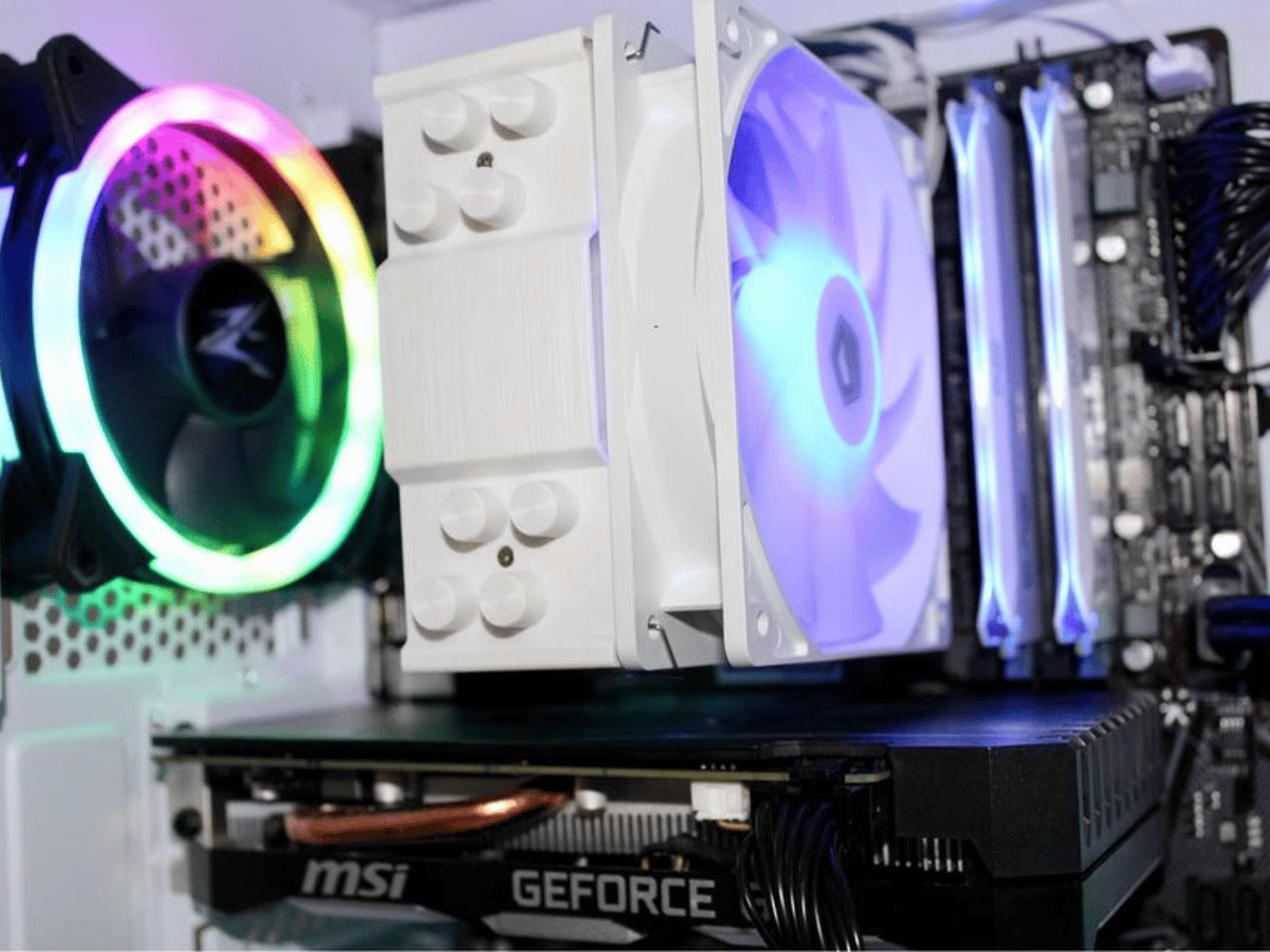 White Budget PC | Intel 10100F | GTX 1660TI 
