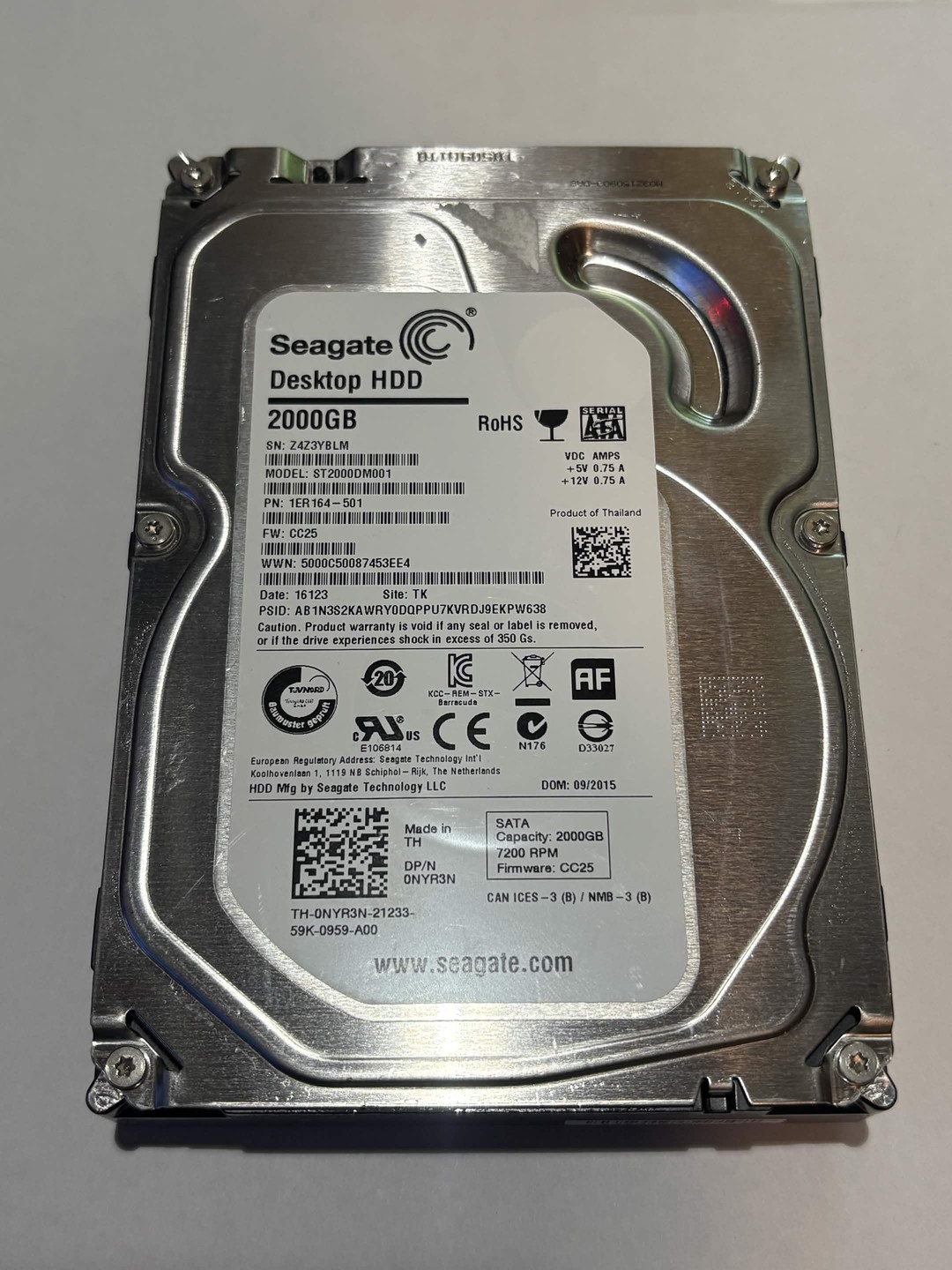 Seagate Barracuda 2TB 7200RPM SATA HDD – Tested & Healthy | Jawa