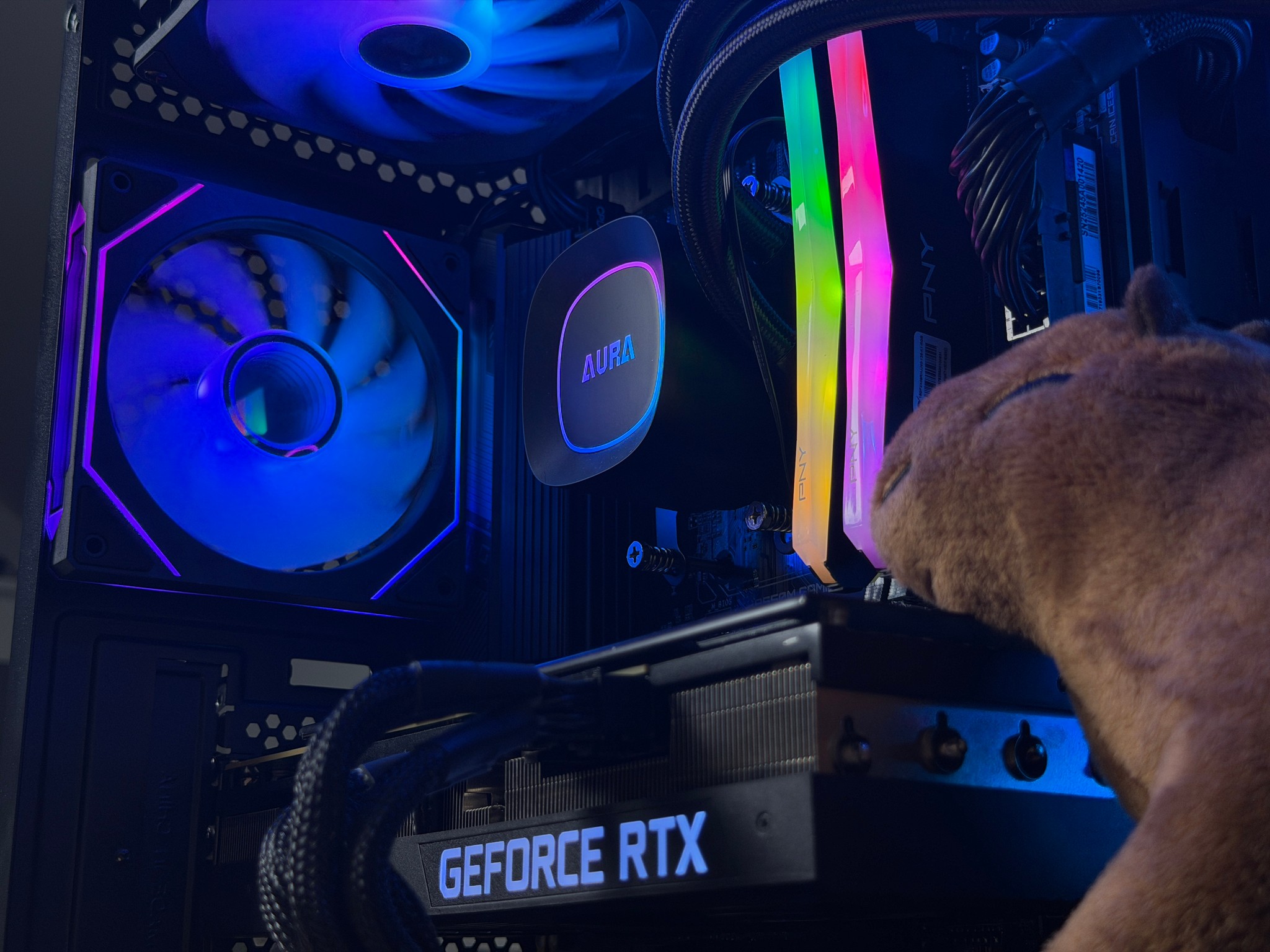 🖤♠️ Black 1440p Gaming PC ♠️🖤 RTX 3080 | Ryzen 5 5600 | 32GB RAM | 1TB SSD - WiFi, BlueTooth
