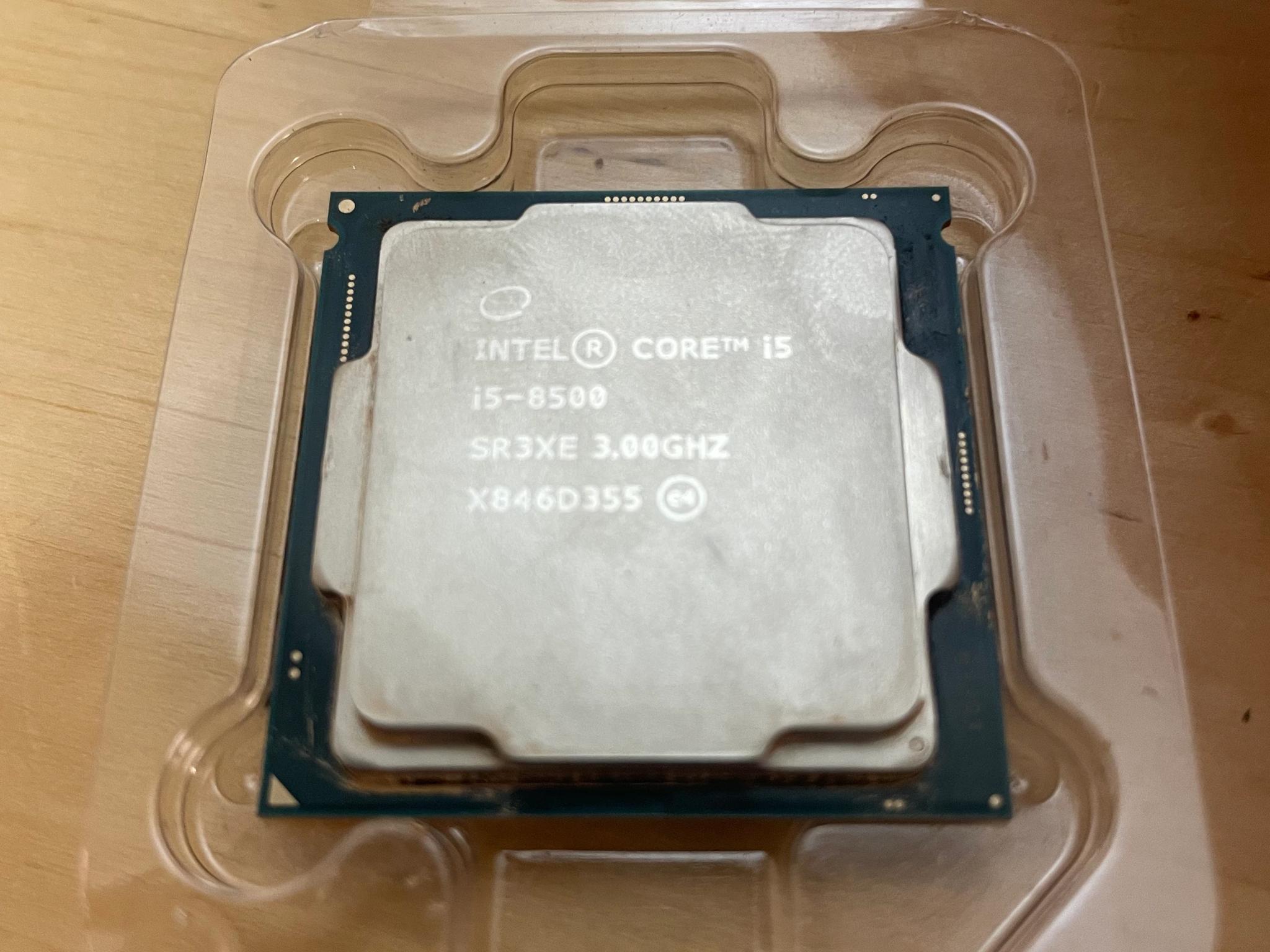 Intel Core i5-8500 + Free Thermal Paste ⚡ 6-Core 6-Thread 🔥 3.0GHz, 4.1GHz BST, Perfect for Gaming!