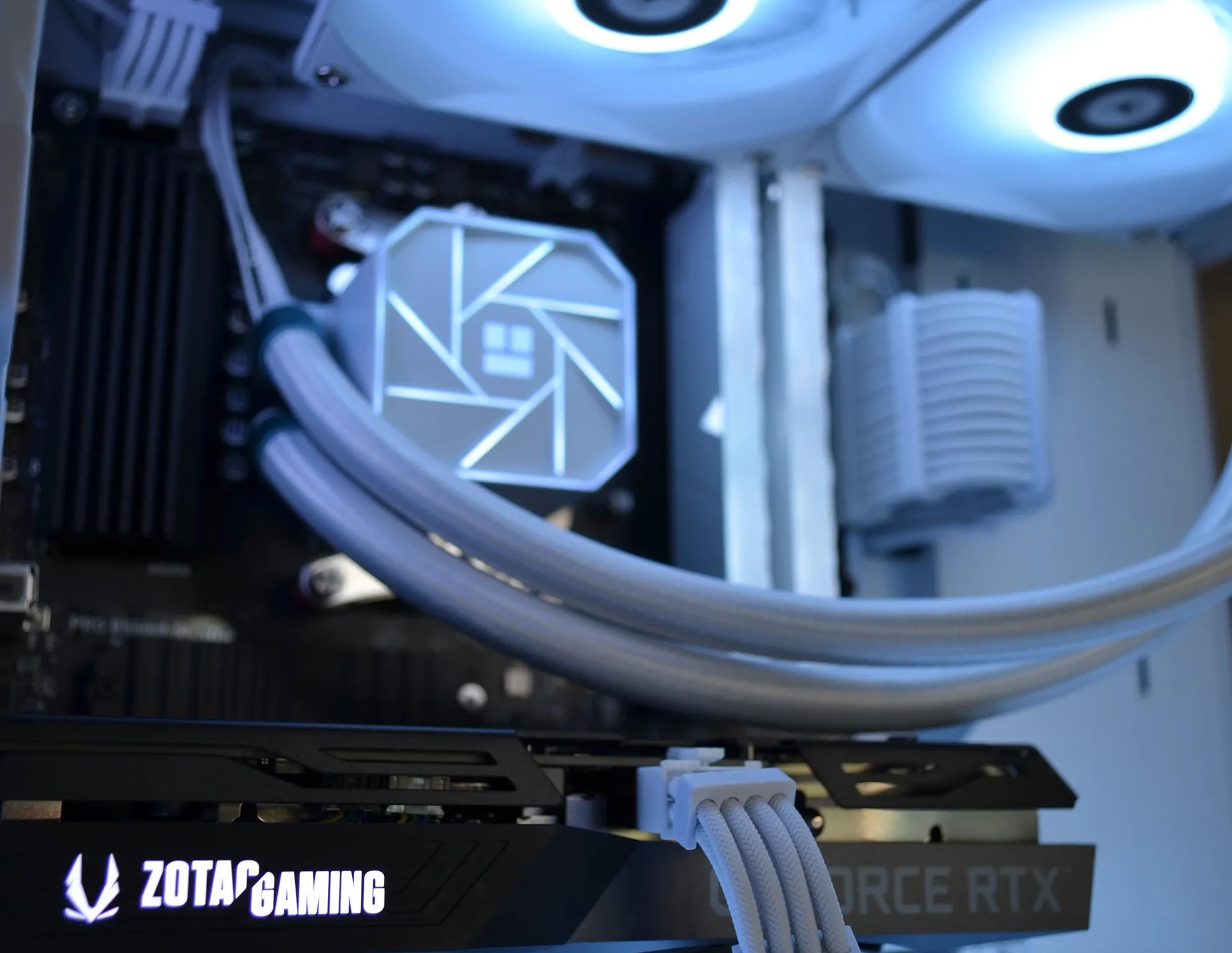 ❄️Glacier🧊- RTX 3060 Ti - Ryzen 5 5500 - 1tb NVME - 16gb RAM - 💧Liquid Cooled🧊
