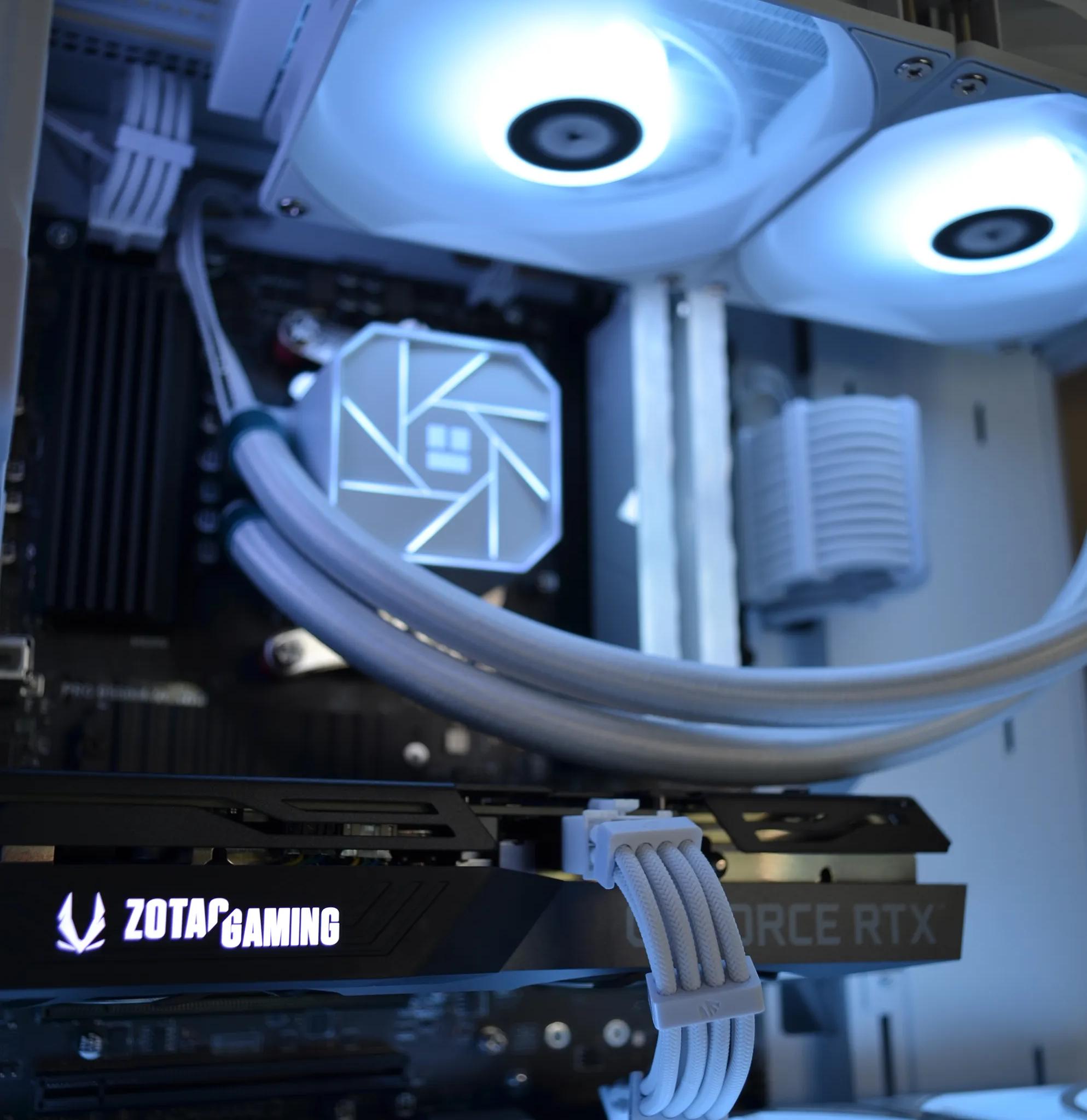 ❄️Glacier🧊- RTX 3060 Ti - Ryzen 5 5500 - 1tb NVME - 16gb RAM - 💧Liquid Cooled🧊
