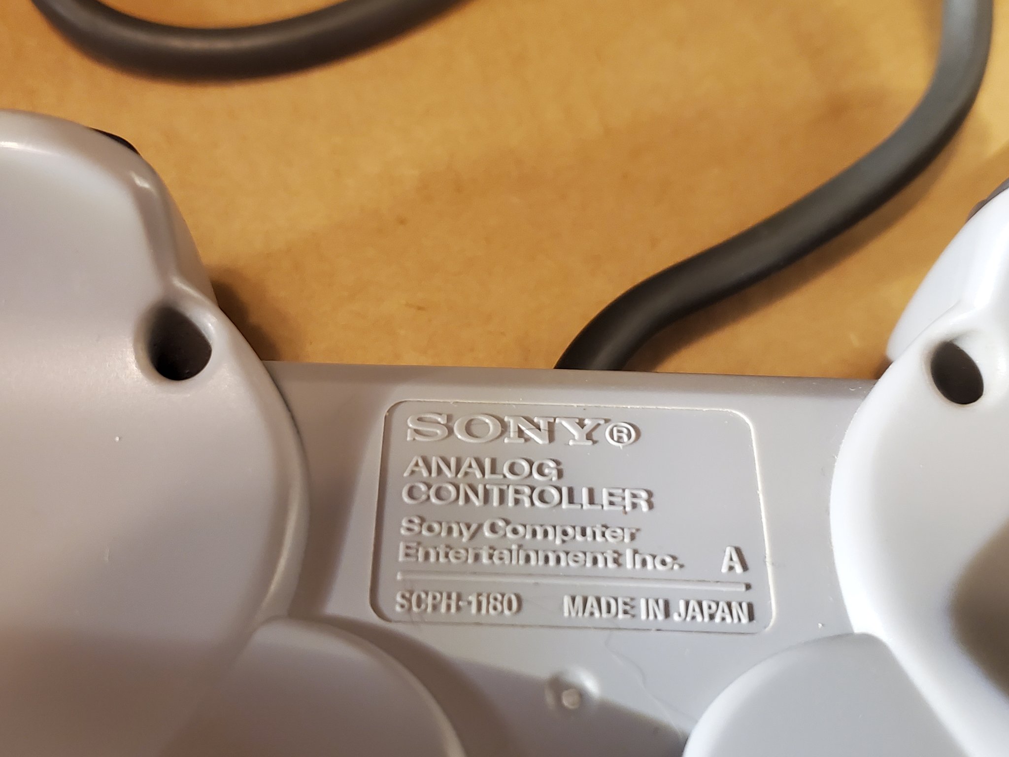PS1 original analog controller prototype made in Japan
