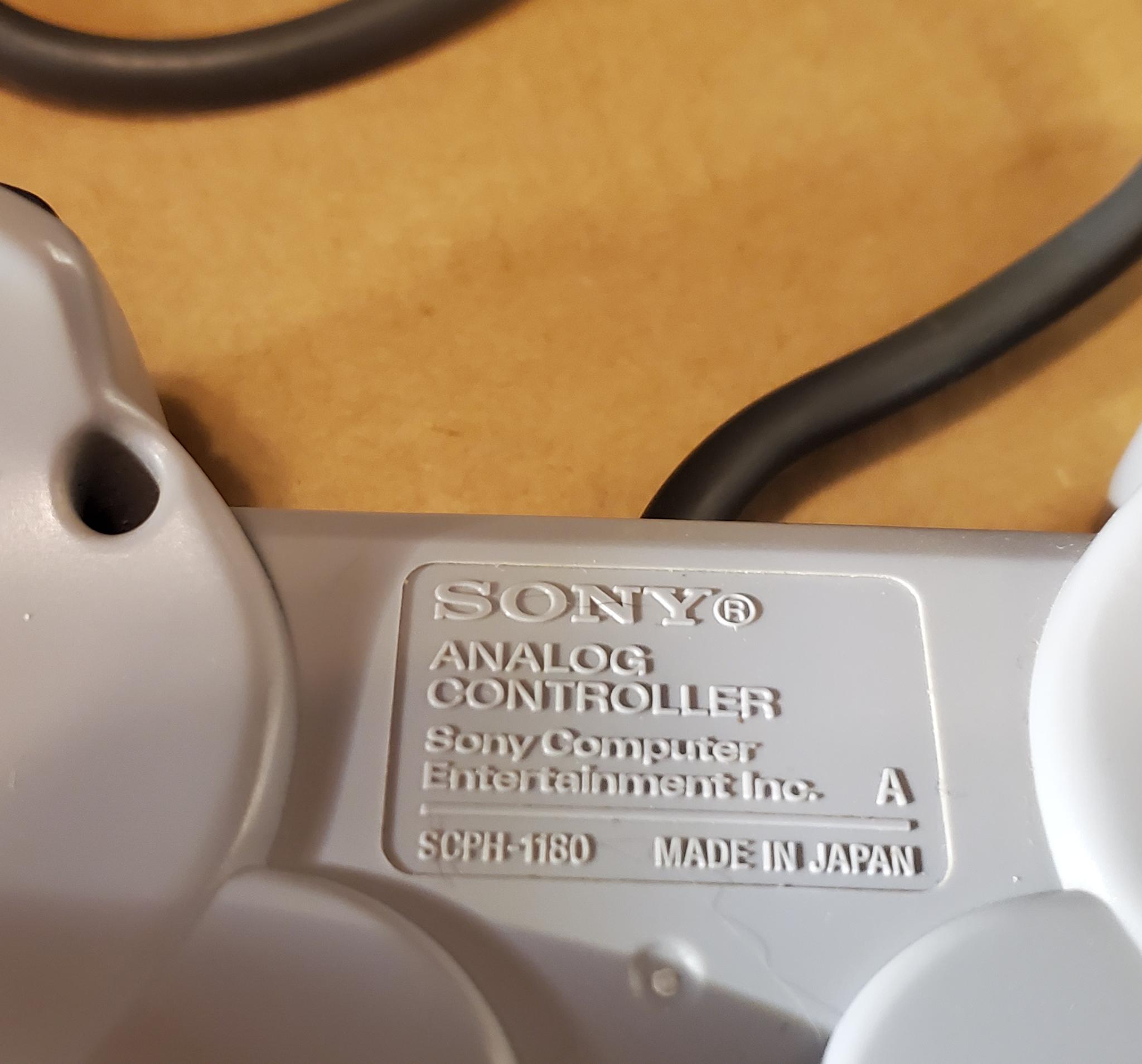PS1 original analog controller prototype made in Japan