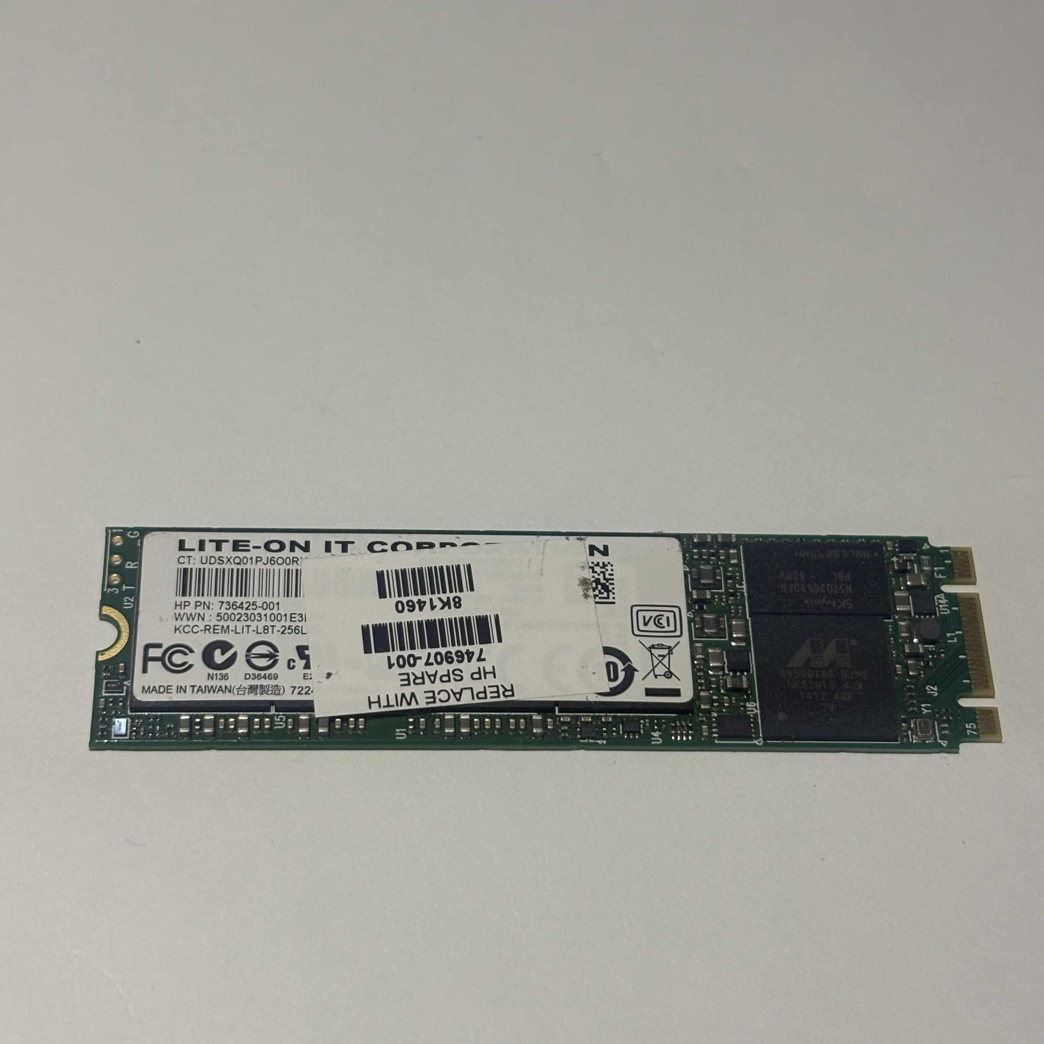 Lite-On L8T 128GB M.2 SATA SSD Tested Working Low Hours