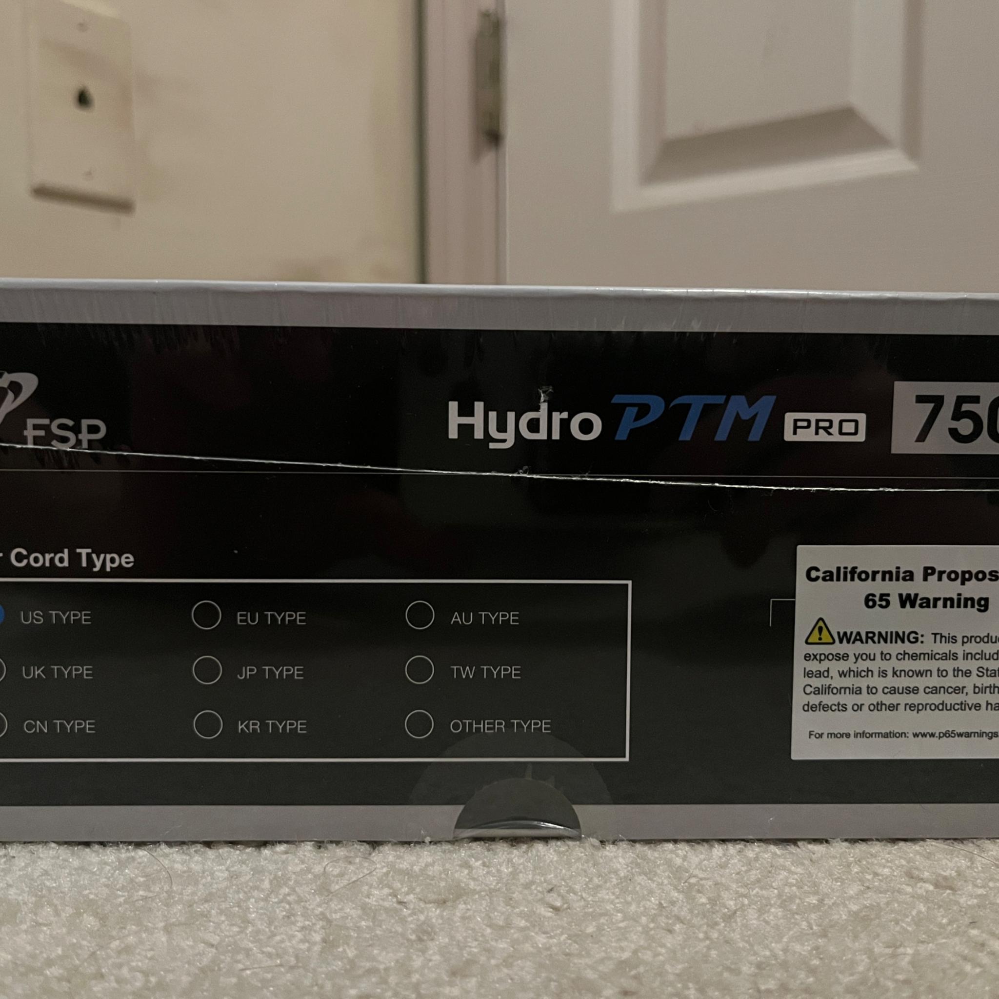 Fsp hydro ptm pro 750W power supply