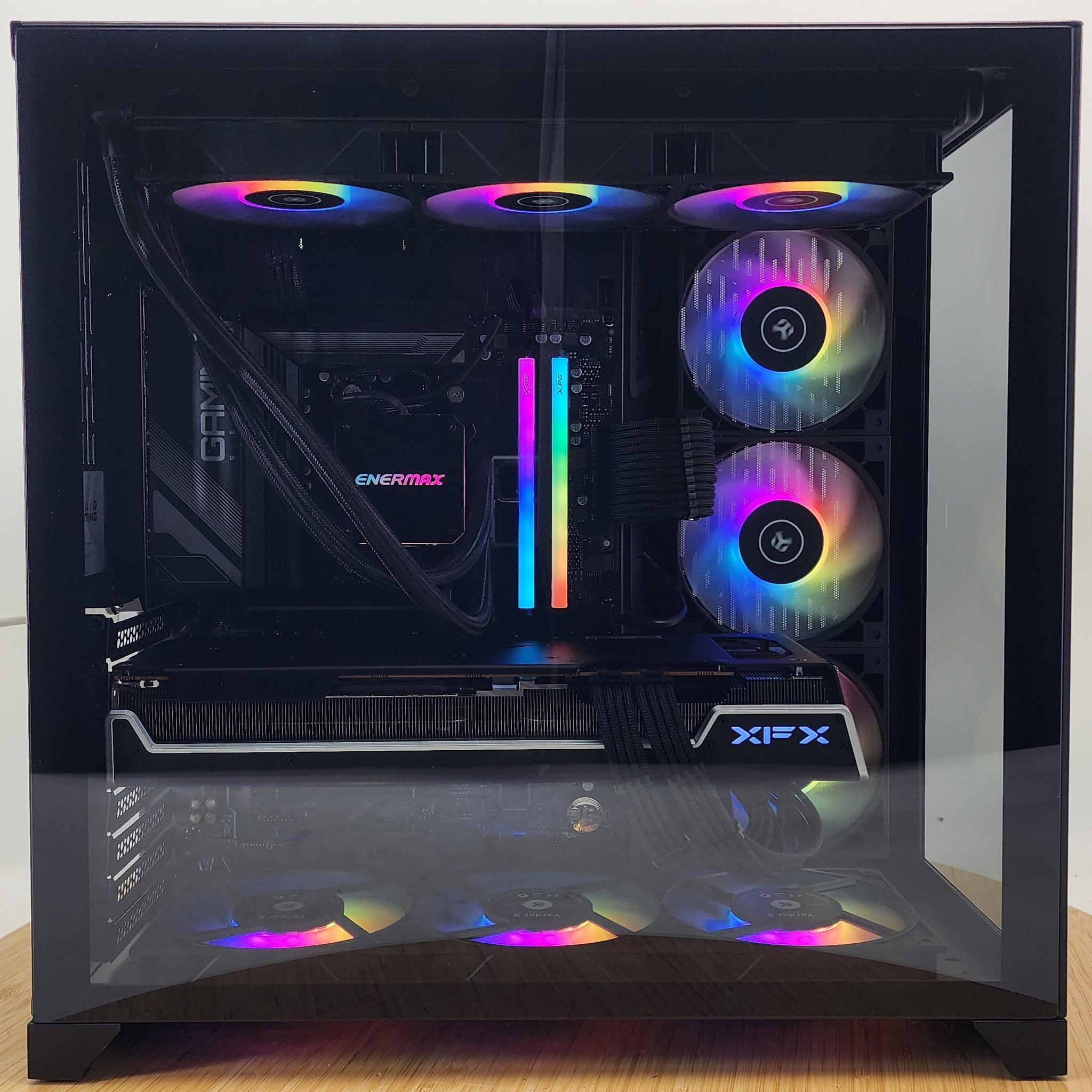 Gaming PC Ryzen 7 7800X3D 32GB RAM 2TB SSD RX 7900 XT 20GB Windows 11 Computer