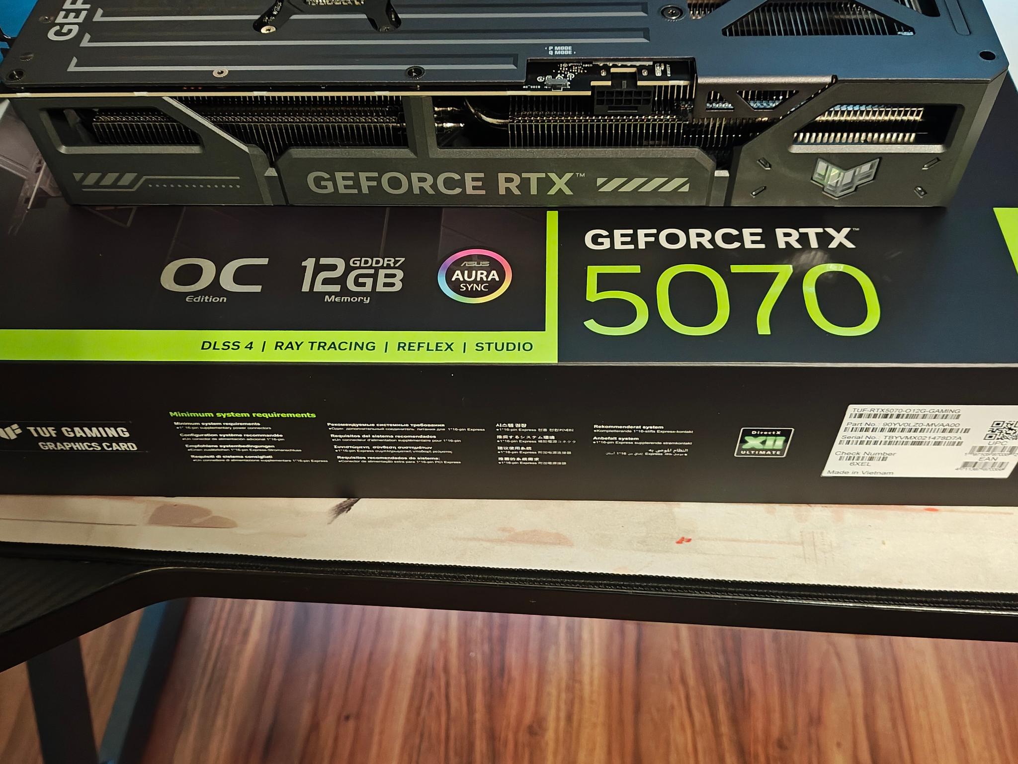 ASUS TUF Gaming GeForce RTX 5070 OC Edition