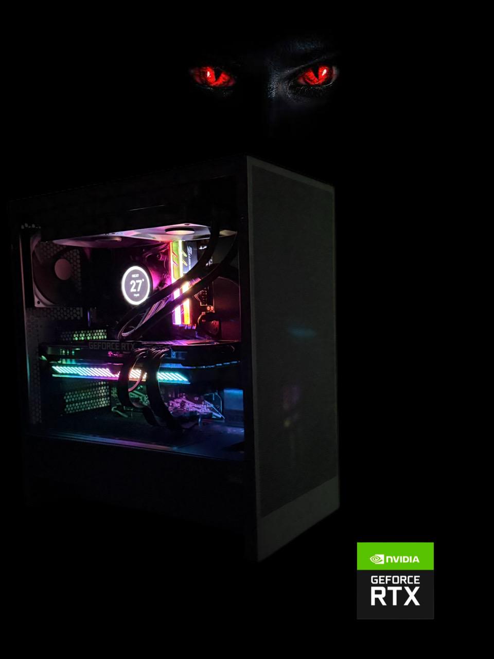 ⚫️MONSTER 🧟 | RYZEN 5700G | NVIDIA 3080 | 32GB DDR4 | 1TB SSD | WI-FI/BT | 1440P/4K | (BLACKOUT)⚫️