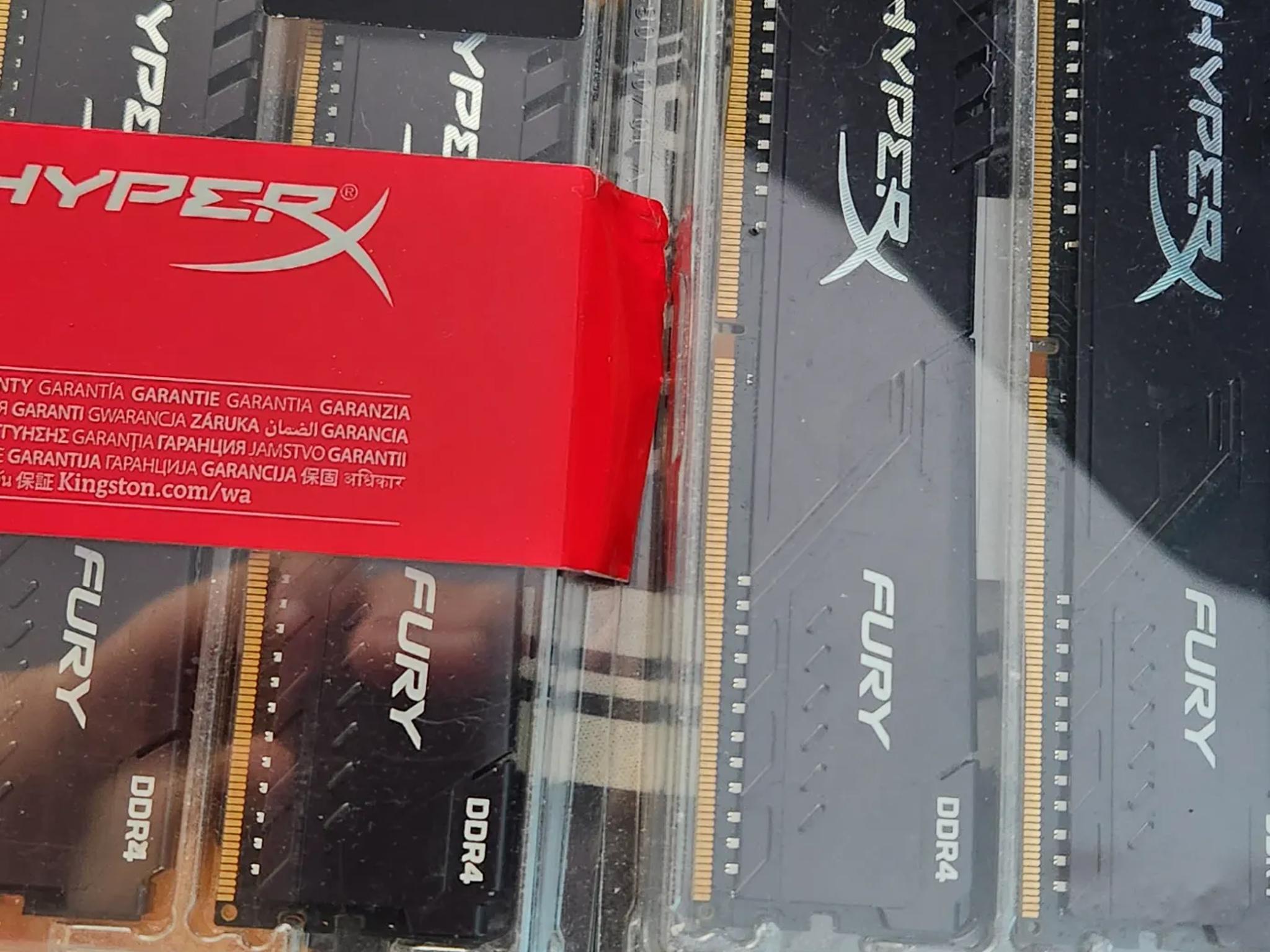 kingston hyper fury X ddr4 3200 16GB(4x4GB)