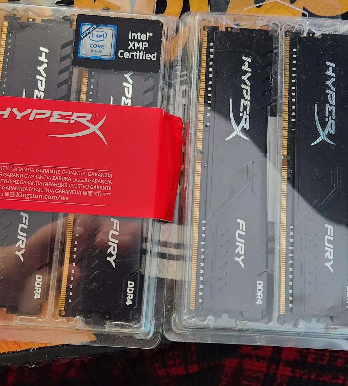 kingston hyper fury X ddr4 3200 16GB(4x4GB)