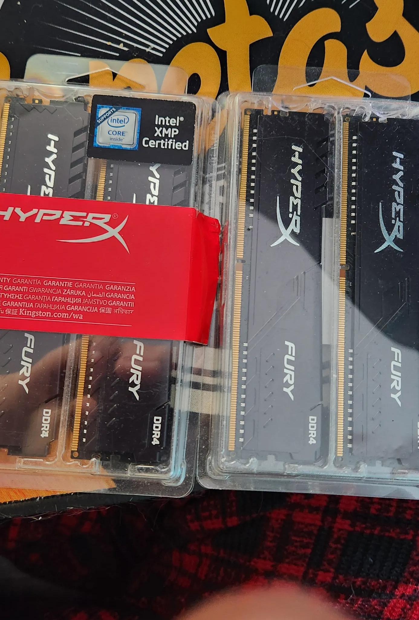 kingston hyper fury X ddr4 3200 16GB(4x4GB)