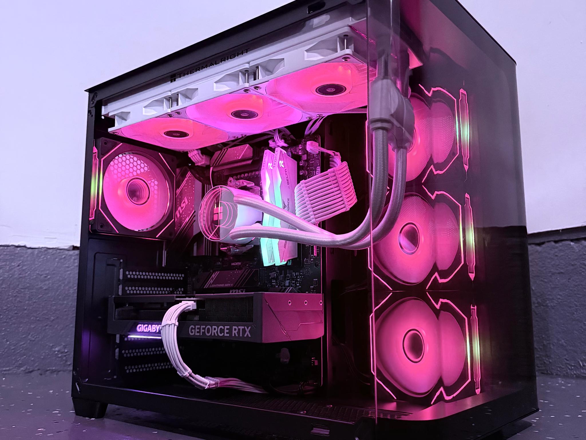 ⚫️"Crimson Aurora"🟠 | 1440p Gaming | RTX 4070 Super | Ryzen 5 7600X | 32B DDR5 | 1TB Storage