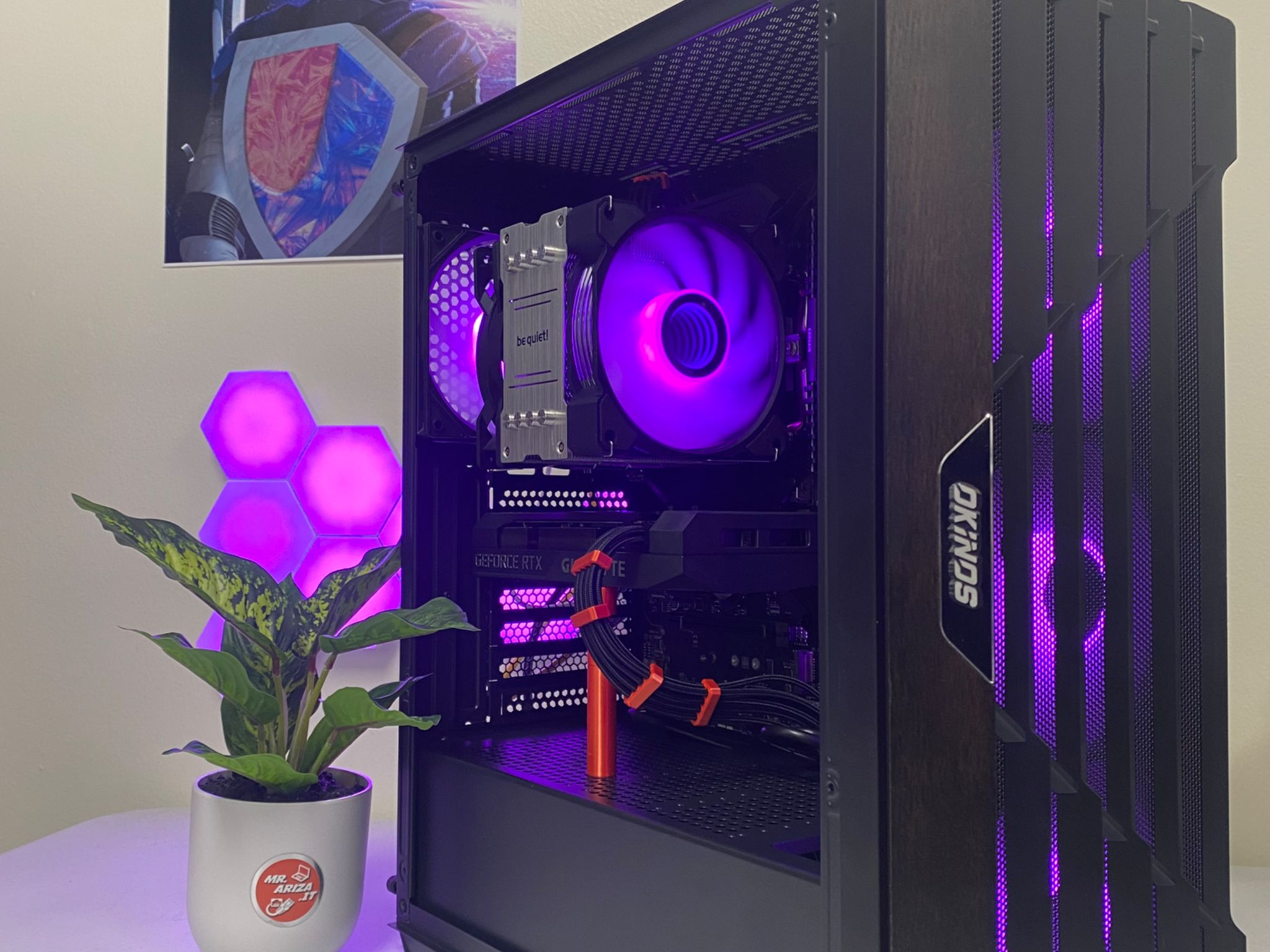 🌈 "Oak Forge RGB" Gaming PC – Style, Silence, and RTX 3060 Power! 🎮🌳