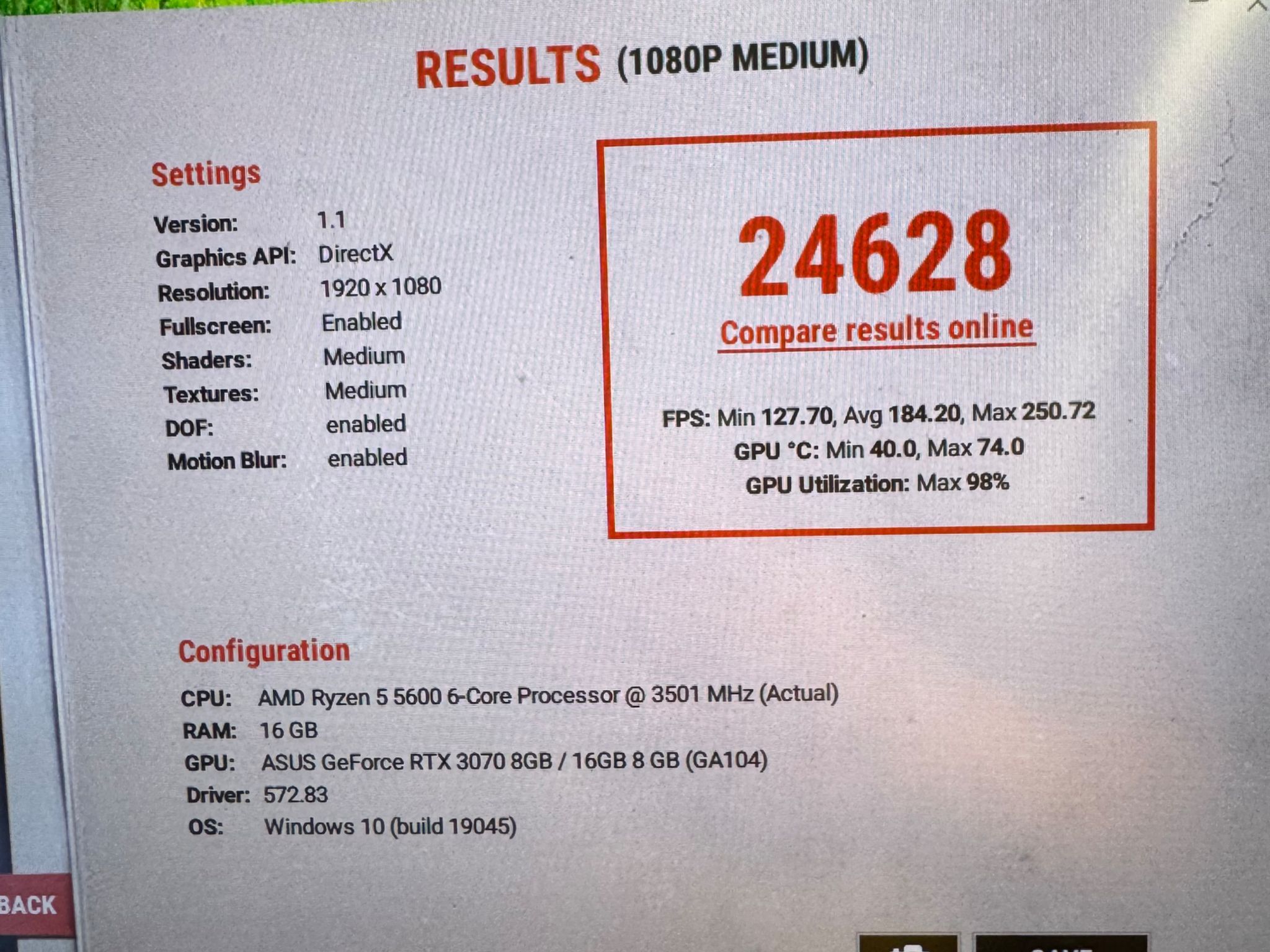 Gaming PC RTX 3070