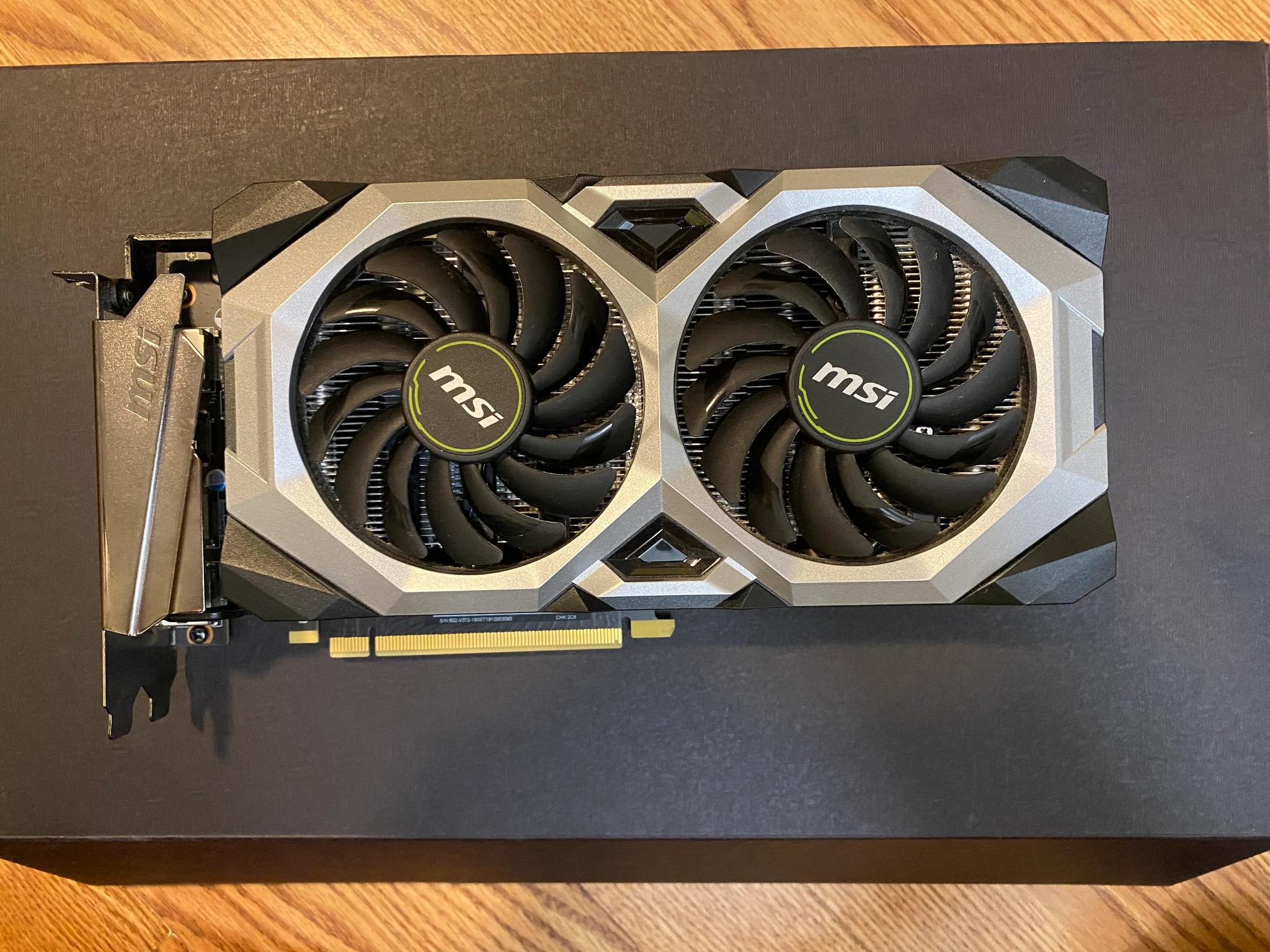 MSI RTX 2070 SUPER 8GB OC Ventus (Never Mined On)