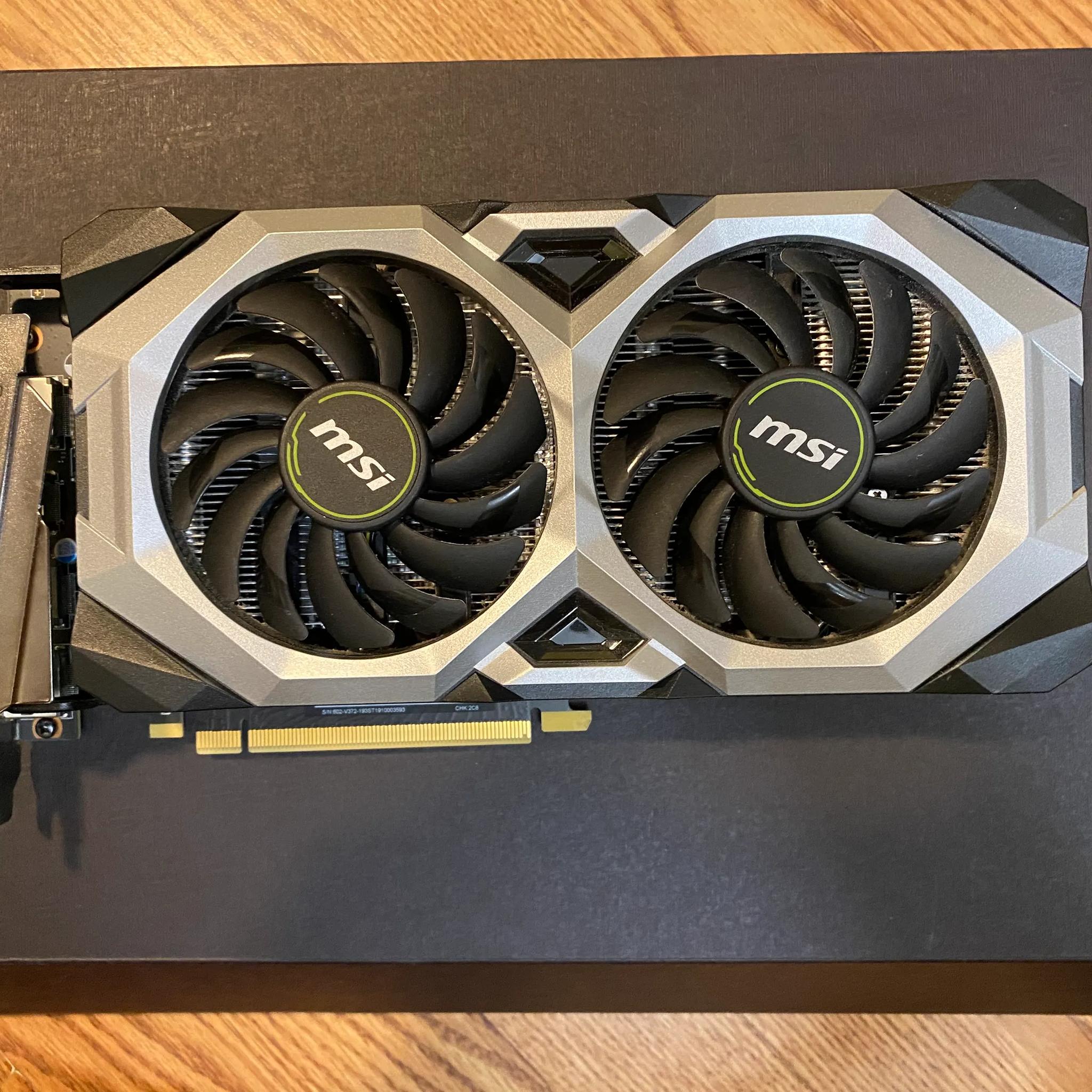 MSI RTX 2070 SUPER 8GB OC Ventus (Never Mined On)