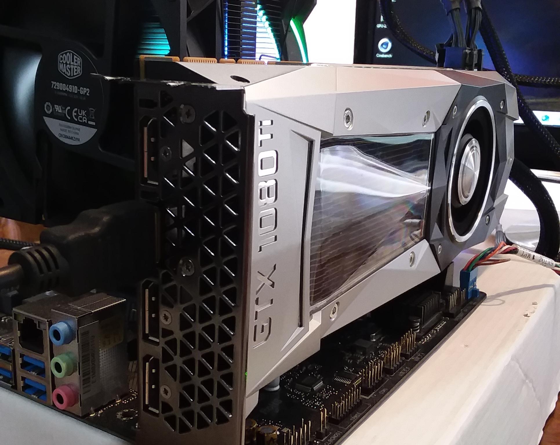 Nvidia GeForce GTX-1080ti 11GB Founders Edition In Excellent Condition