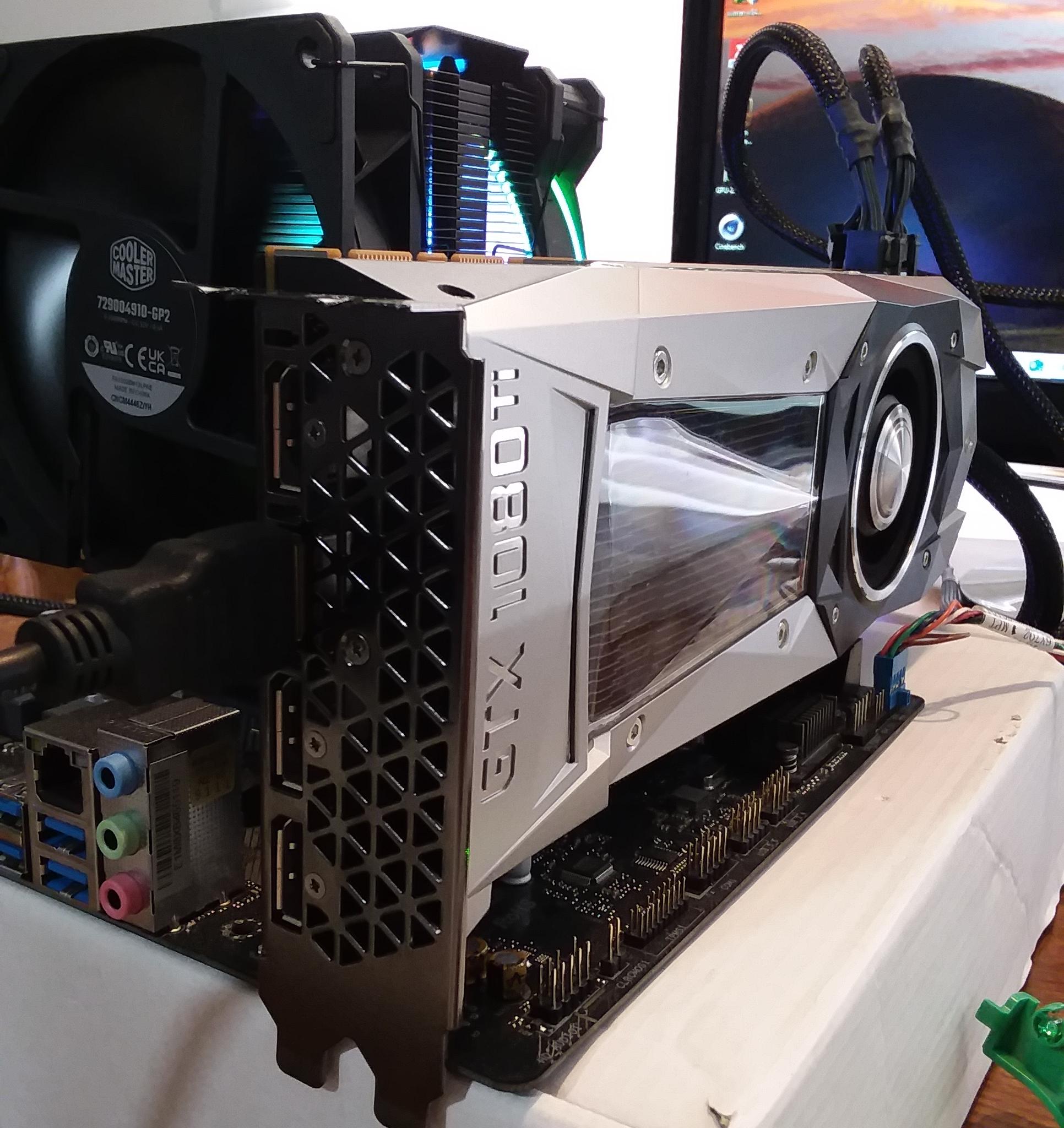 Nvidia GeForce GTX-1080ti 11GB Founders Edition In Excellent Condition