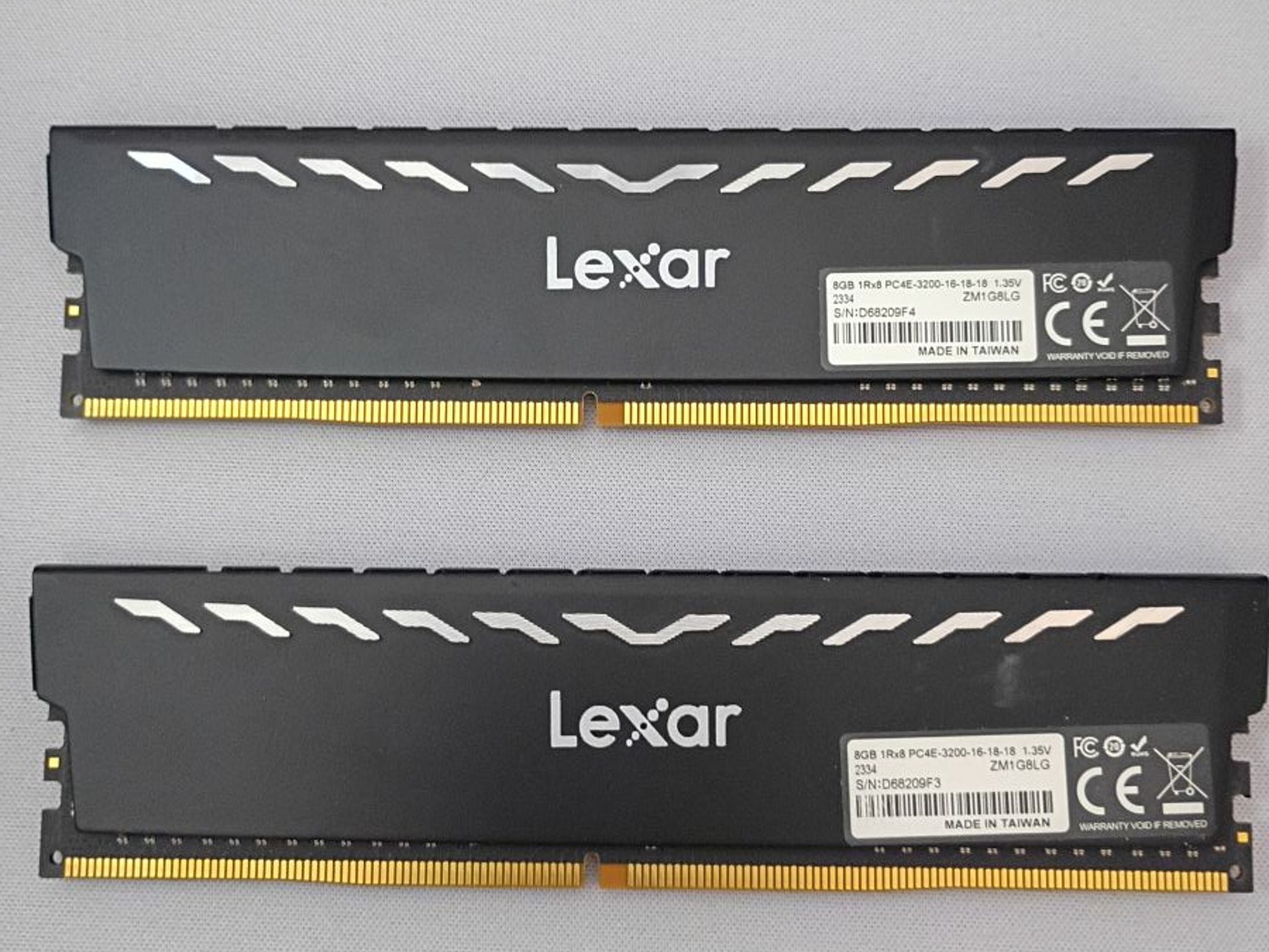 DDR4 Lexar 16gb (2x8) 3200MHz cl 16