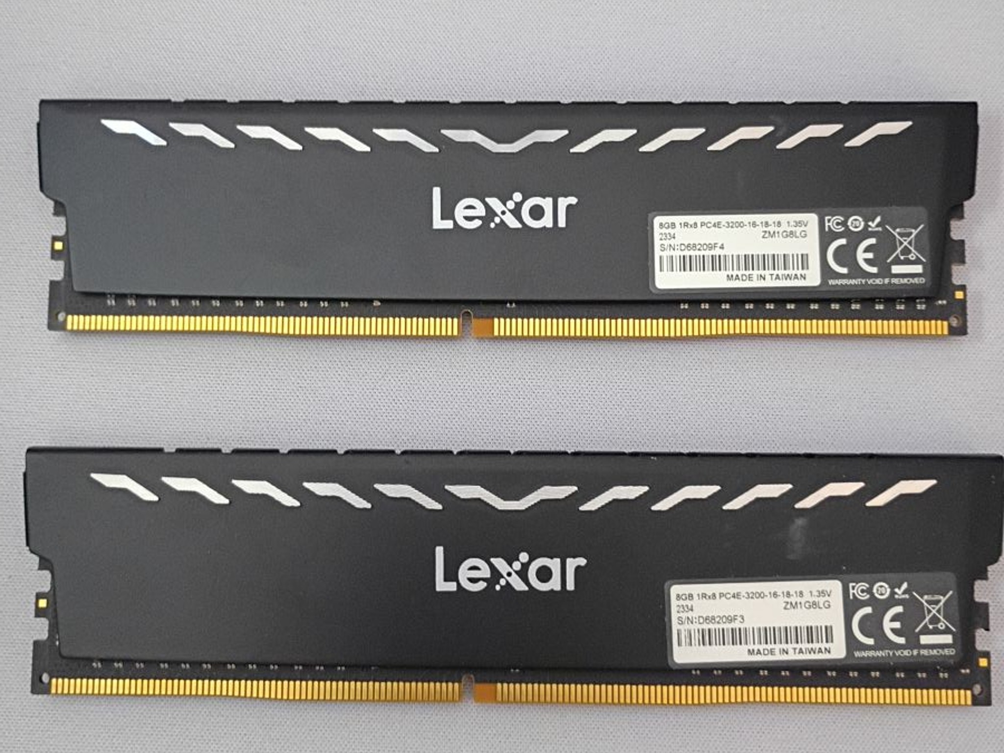 DDR4 Lexar 16gb (2x8) 3200MHz cl 16