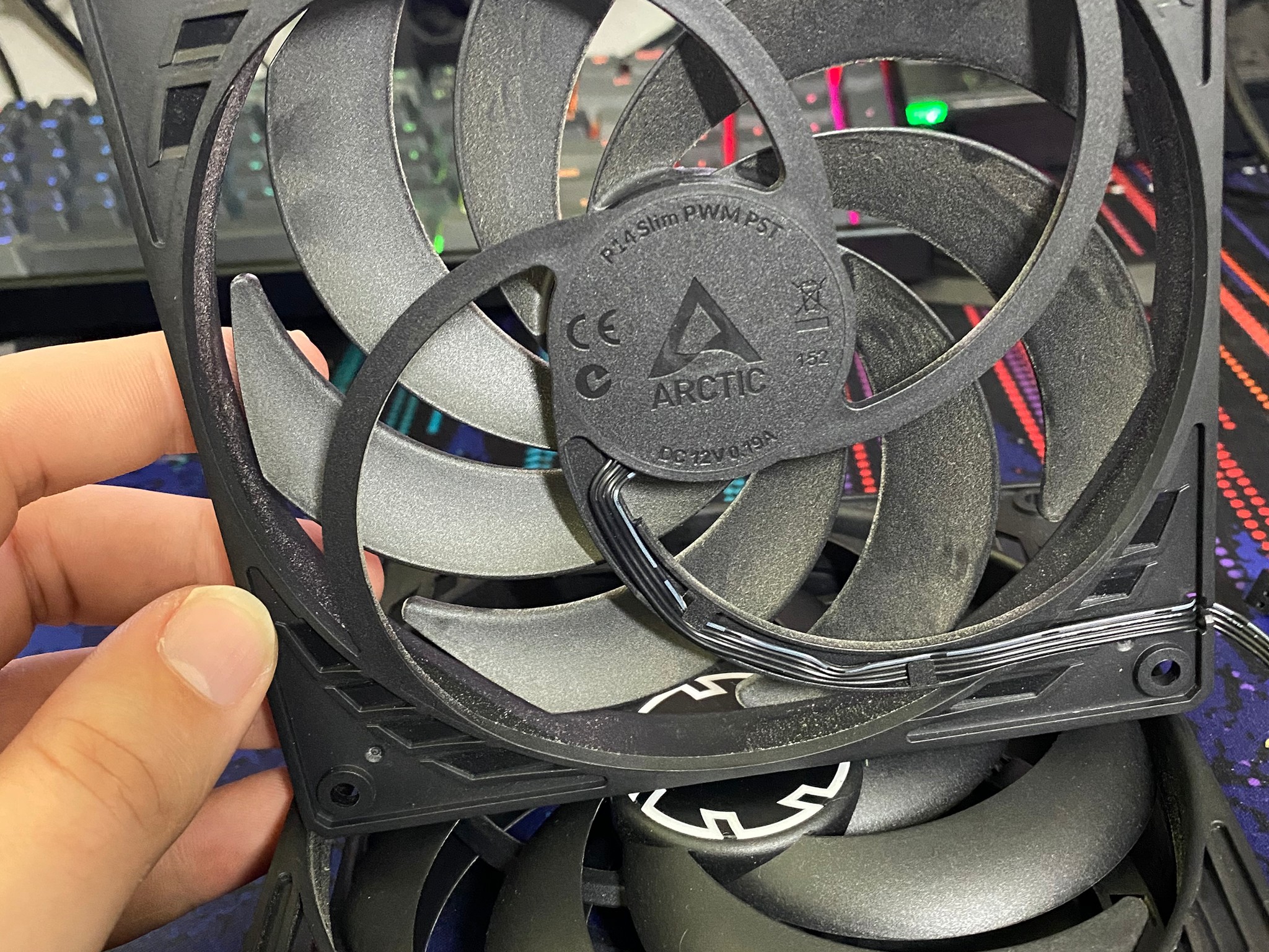 3x Arctic P14 Slim PST 