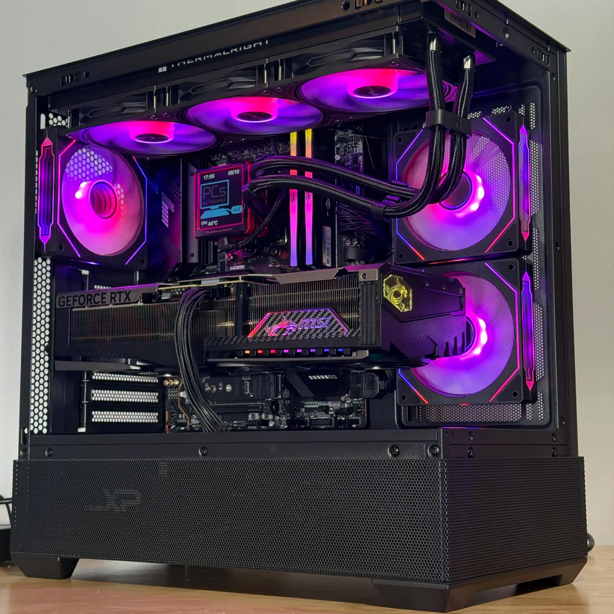RTX 5090 Flagship Gaming PC Ryzen 9800x3d 64GB DDR5 4TB NVME