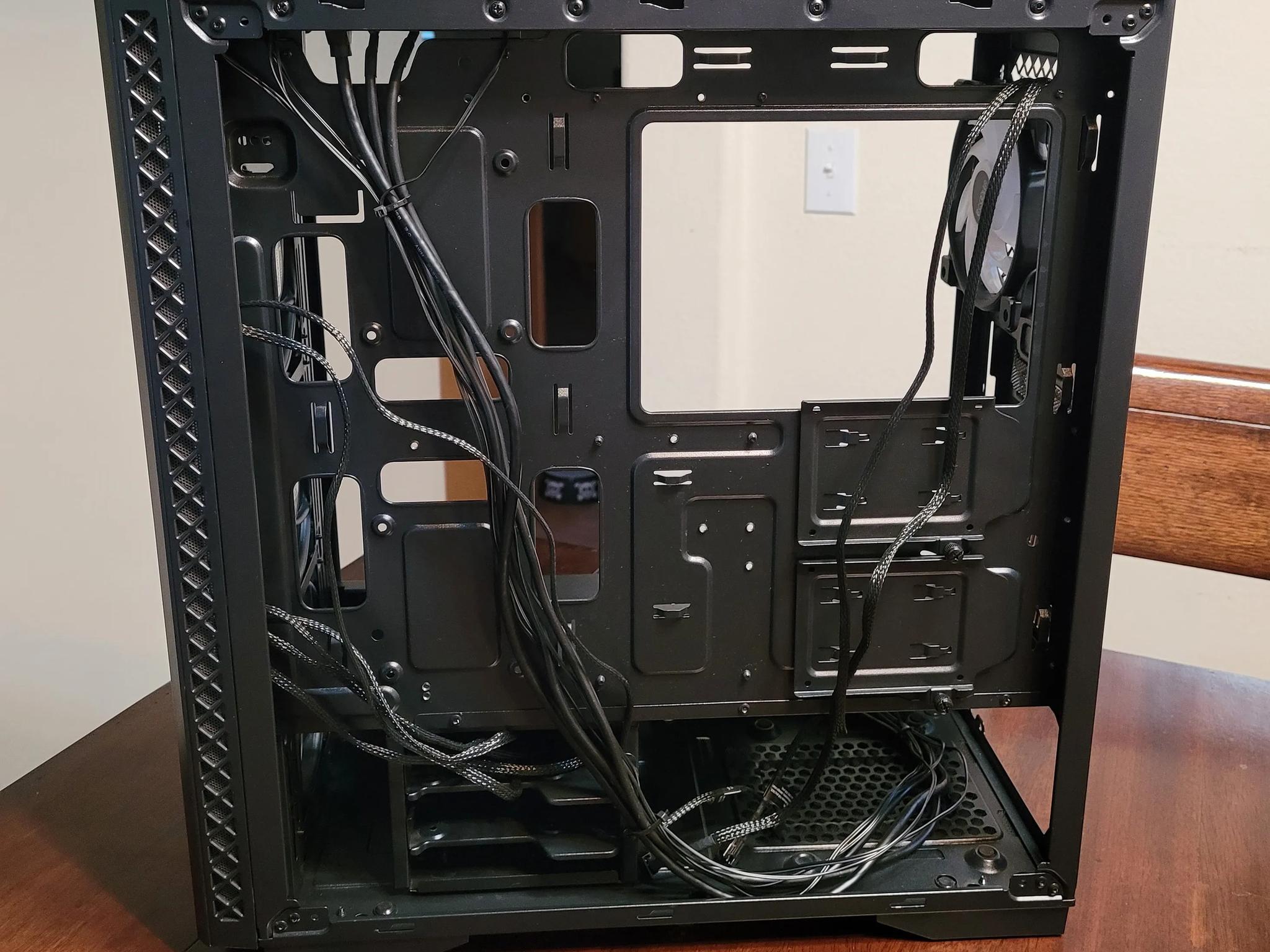 Deepcool MATREXX 50 ATX Mid Tower Case + 4 PC Cooler HALO 120mm Fans