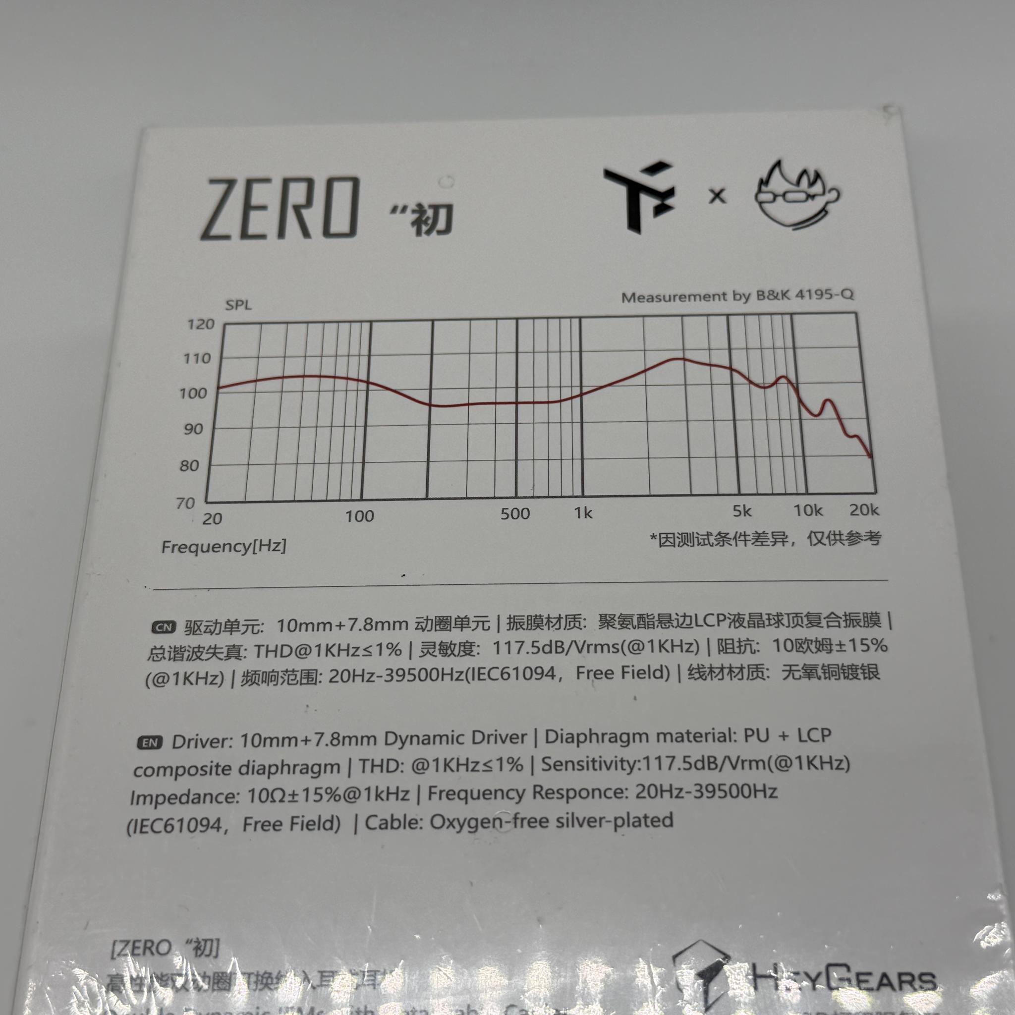 Truthear x Crinacle Zero In-Ear Monitors – Sealed Retail Box