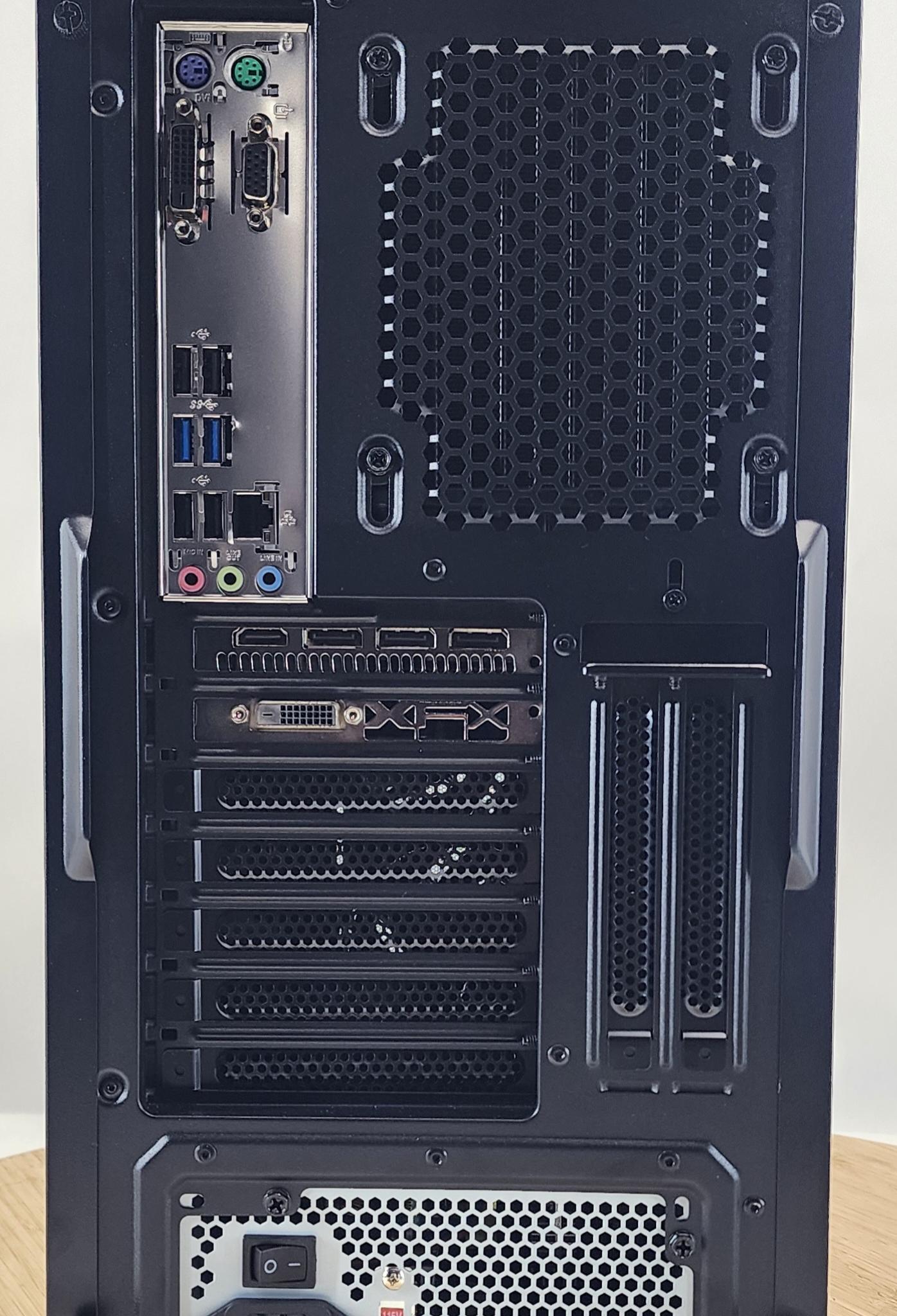 Gaming PC i3-10105F 8GB RAM 128GB SSD + 500GB HDD RX 470 8GB Windows 11 Computer