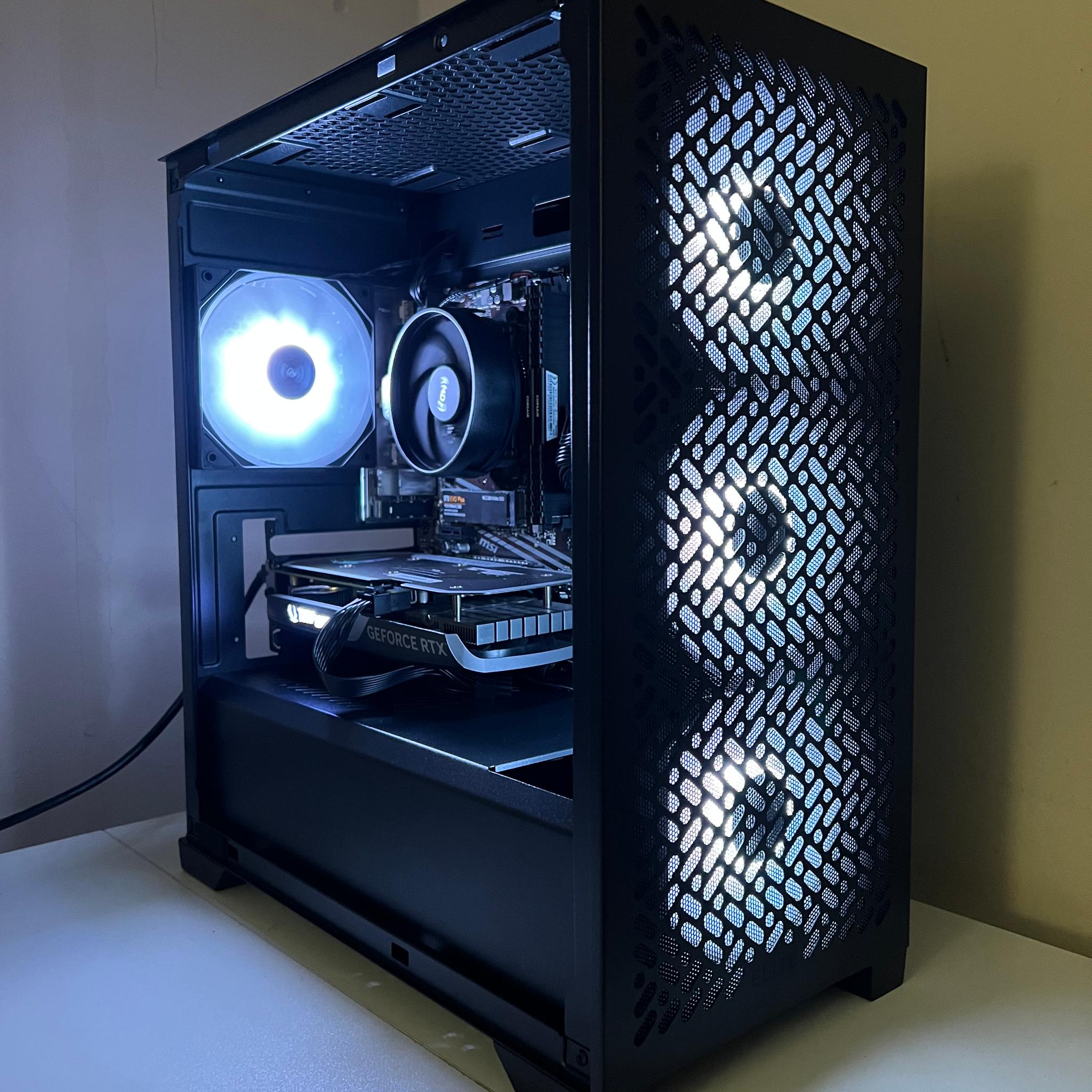 Gaming pc with RTX 4060 | ryzen 5 5500 | 16gb ddr4 | 1tb nvme storage | mid-ranged