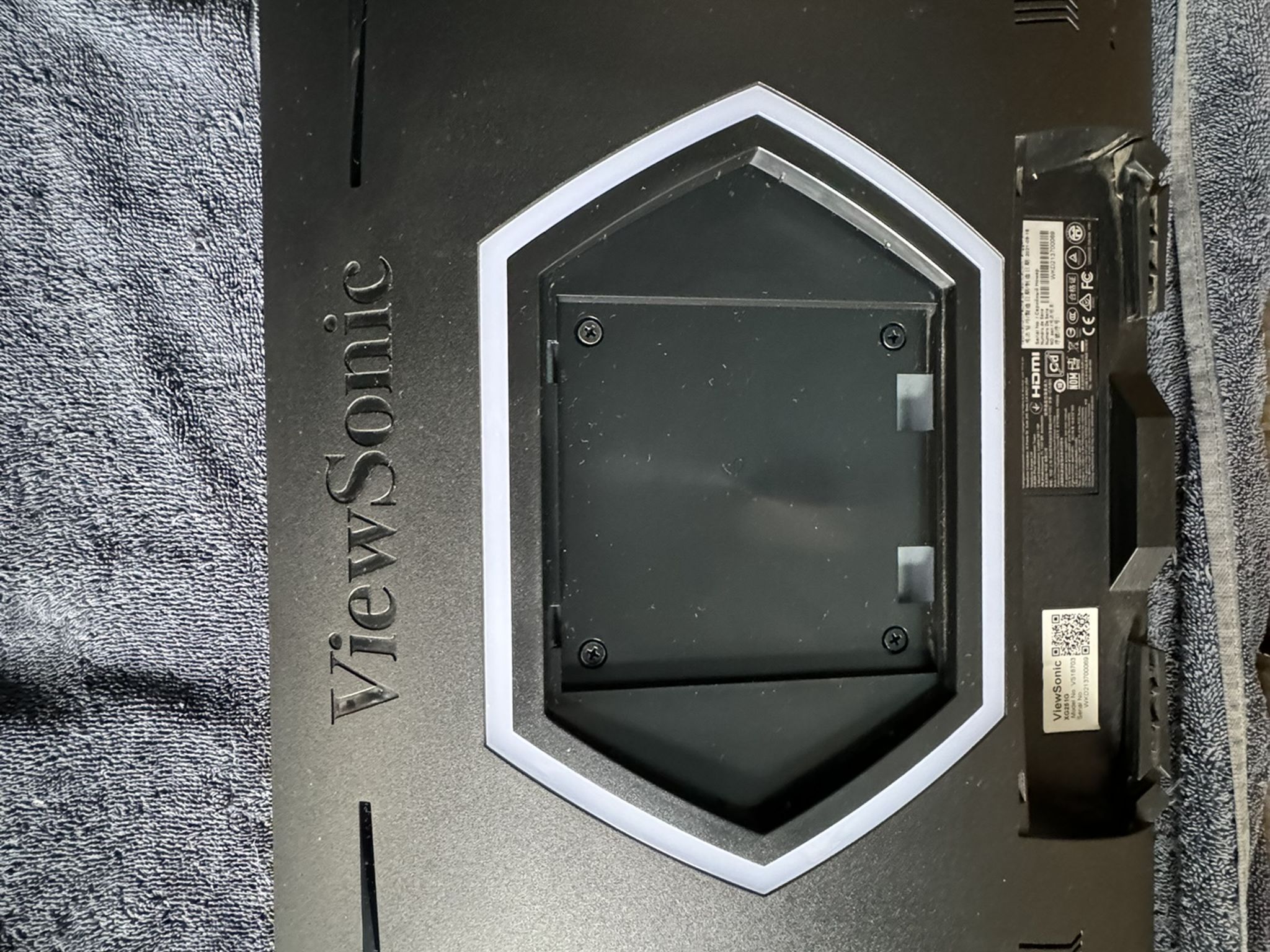 ViewSonic XG251G 25 Inch 1080p 1ms 360Hz IPS Gaming Monitor with GSYNC