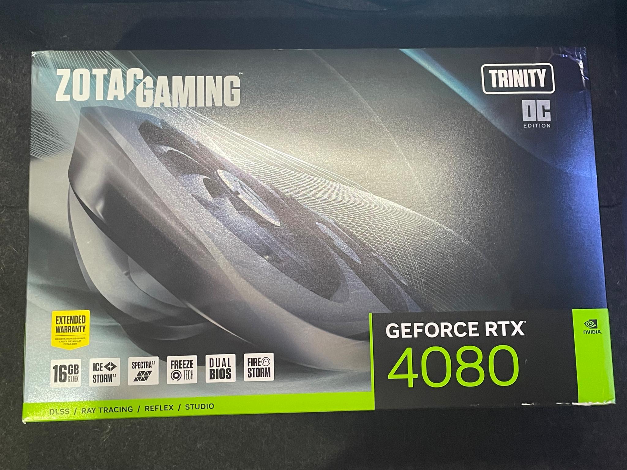 ZOTAC Gaming GeForce RTX 4080 16GB Trinity OC