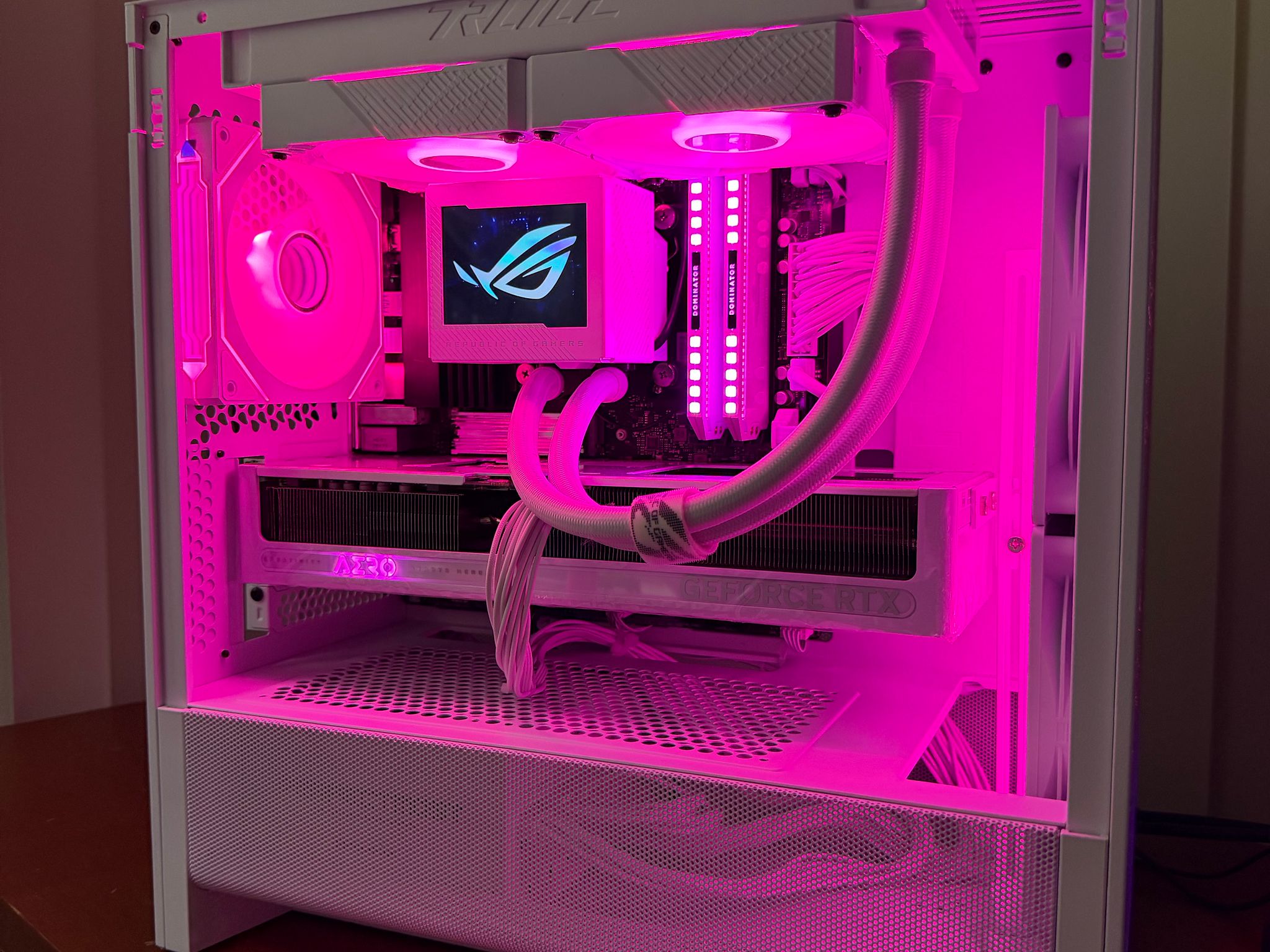 “Pink Panther” Gaming PC Customizable RGB Ryzen 7 8700G, RTX 5070 12GB, 32GB DDR5, 1TB Gen4 NVMe