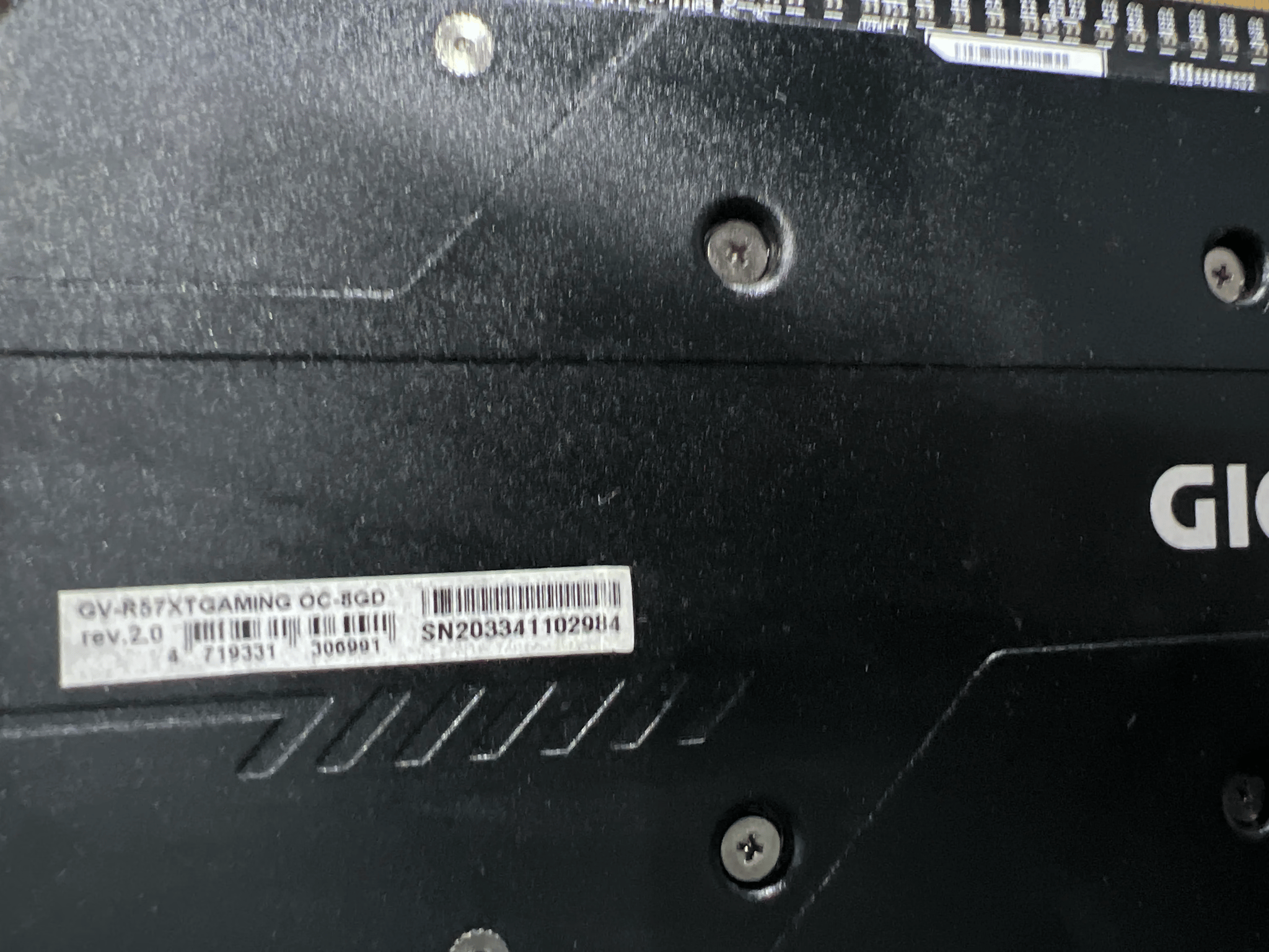 Gigabyte Radeon RX 5700 XT 8 GB GAMING OC Video Card