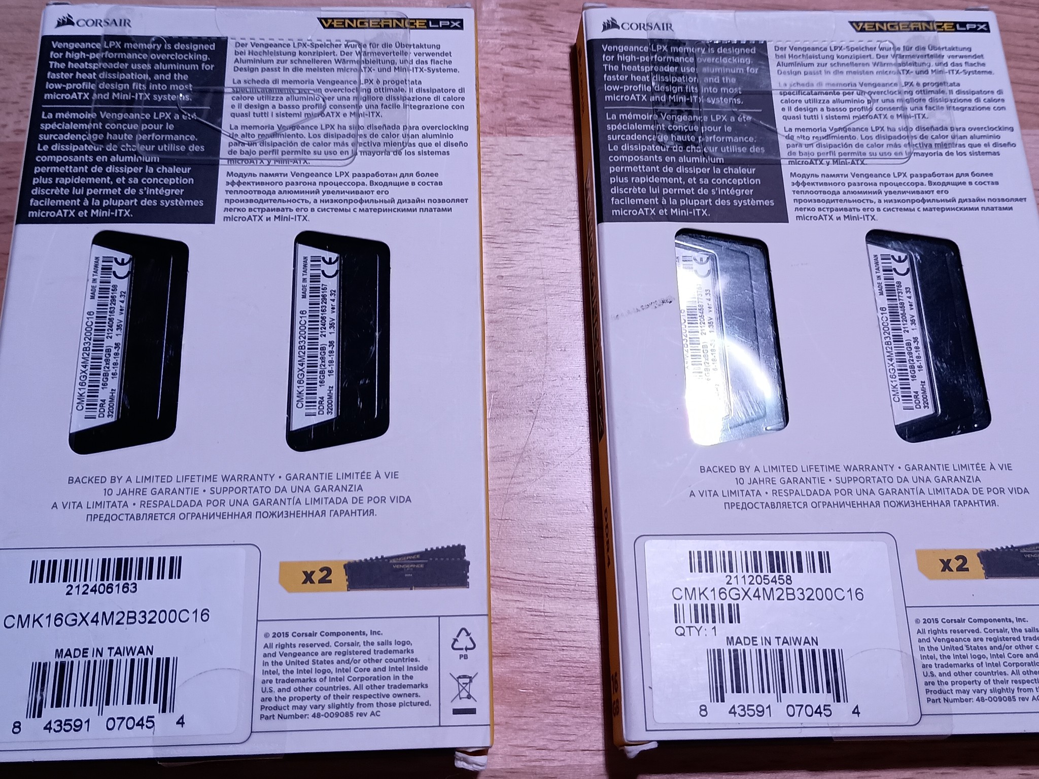 16gb DDR4 3200mhz - Corsair Vengeance LPX memory kit, 16gb (2x 8gb) 3200mhz C16