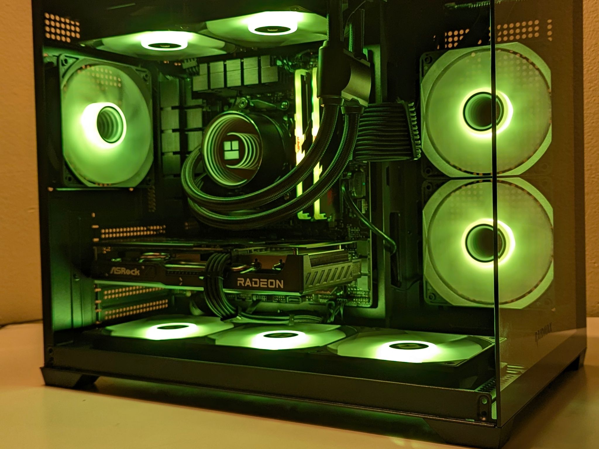 Copy of |RX 9060XT 16GB | Ryzen 9600X| 32GB DDR5 | 1TB SSD | 240mm AIO | Win 11 Pro – ALL NEW