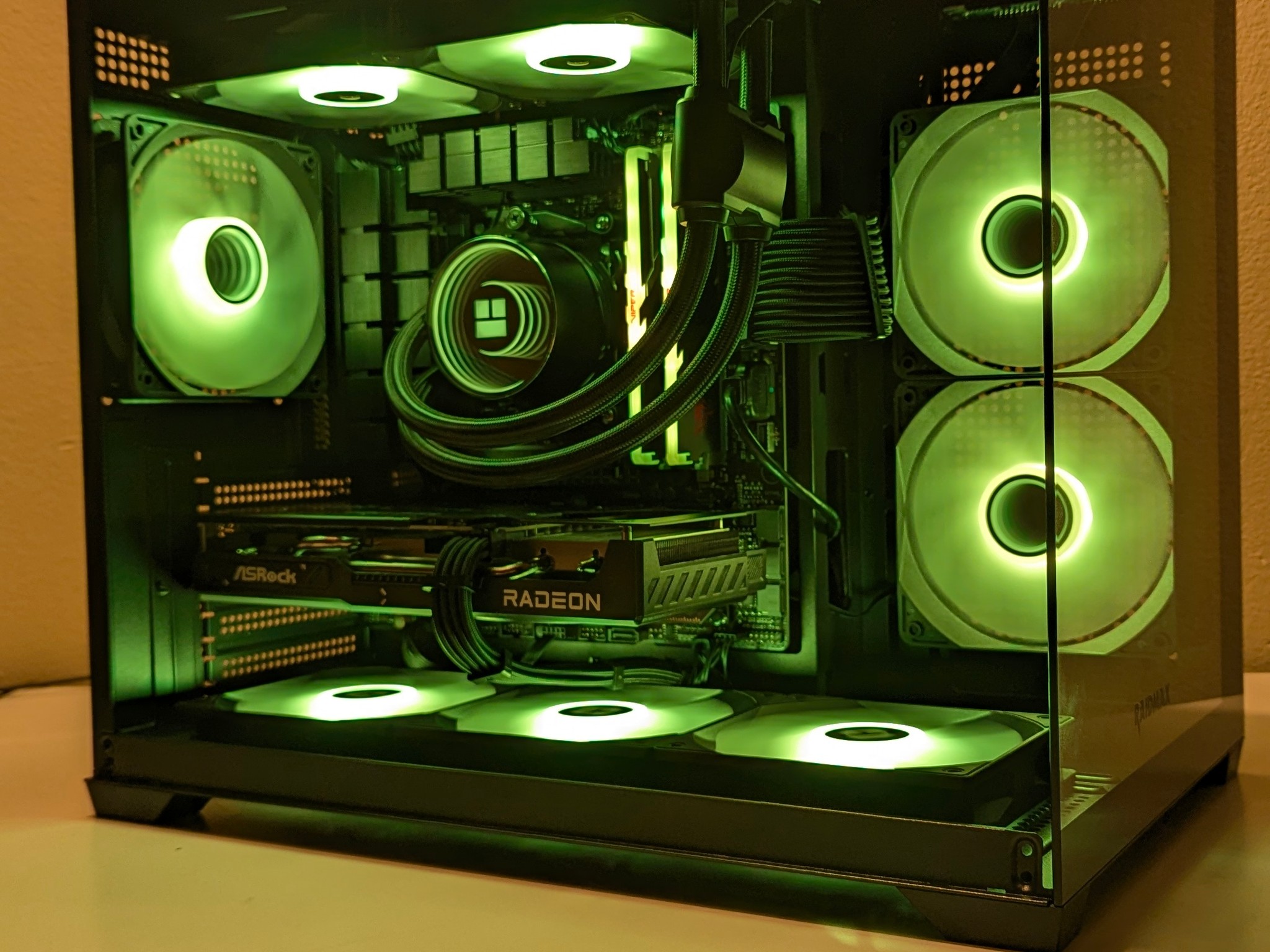 Copy of |RX 9060XT 16GB | Ryzen 9600X| 32GB DDR5 | 1TB SSD | 240mm AIO | Win 11 Pro – ALL NEW