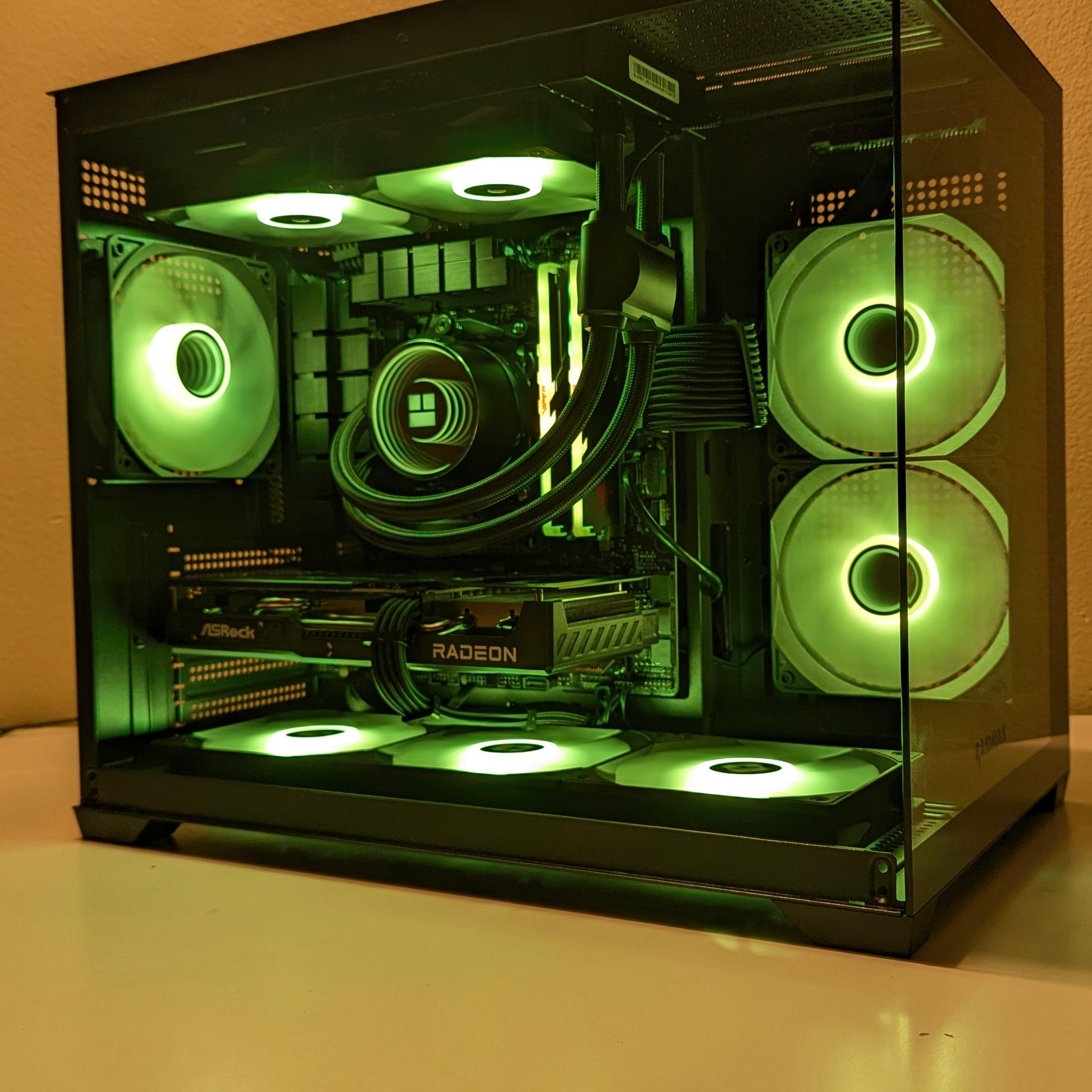 Copy of |RX 9060XT 16GB | Ryzen 9600X| 32GB DDR5 | 1TB SSD | 240mm AIO | Win 11 Pro – ALL NEW