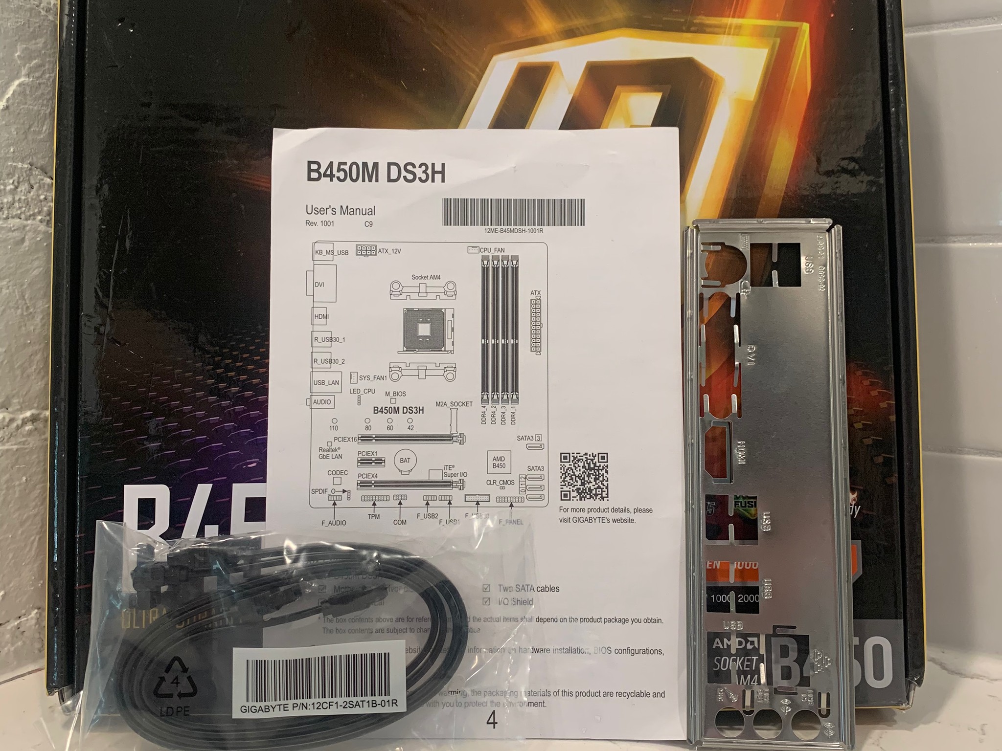 Gigabyte B450M DS3H Micro ATX Motherboard