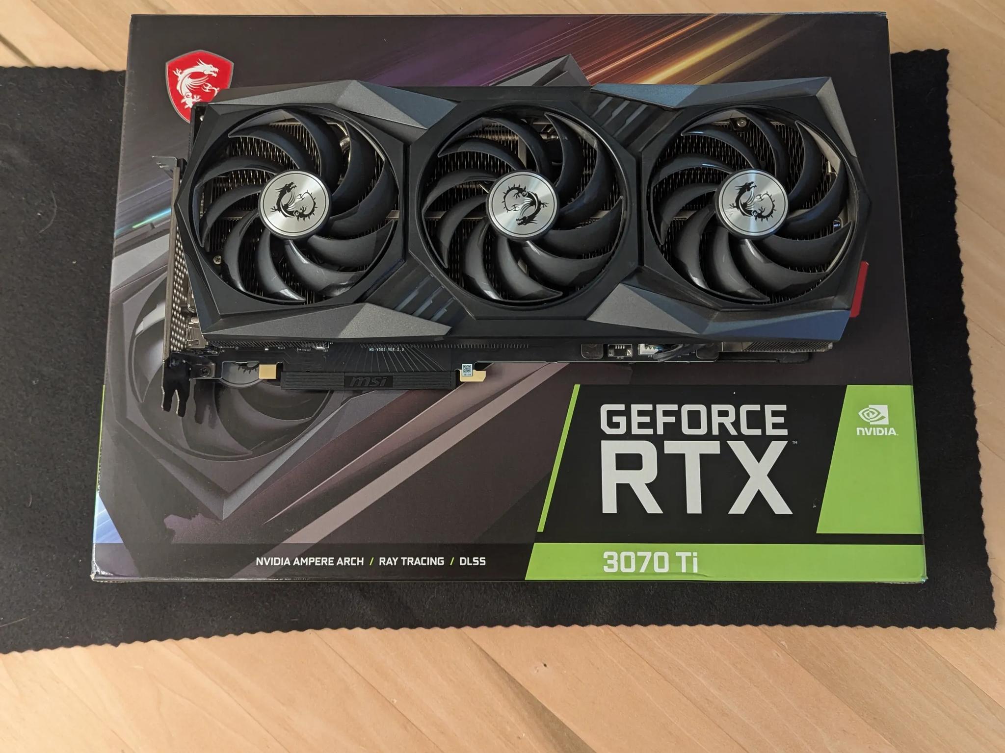 💥 MSI RTX 3070 Ti Gaming X Trio – Premium Cooling, Serious Power 🔹