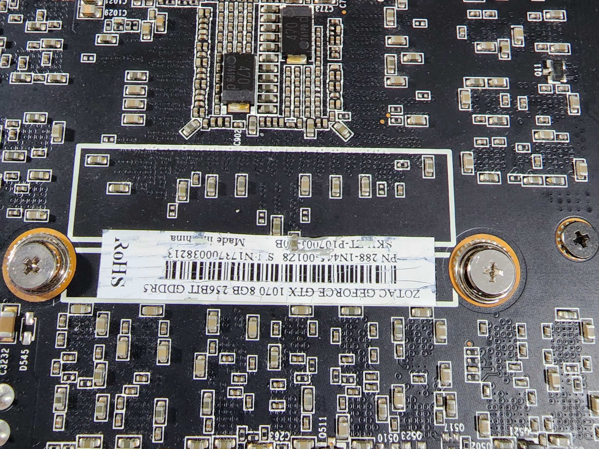 ZOTAC OEM GTX 1070 8GB GDDR5