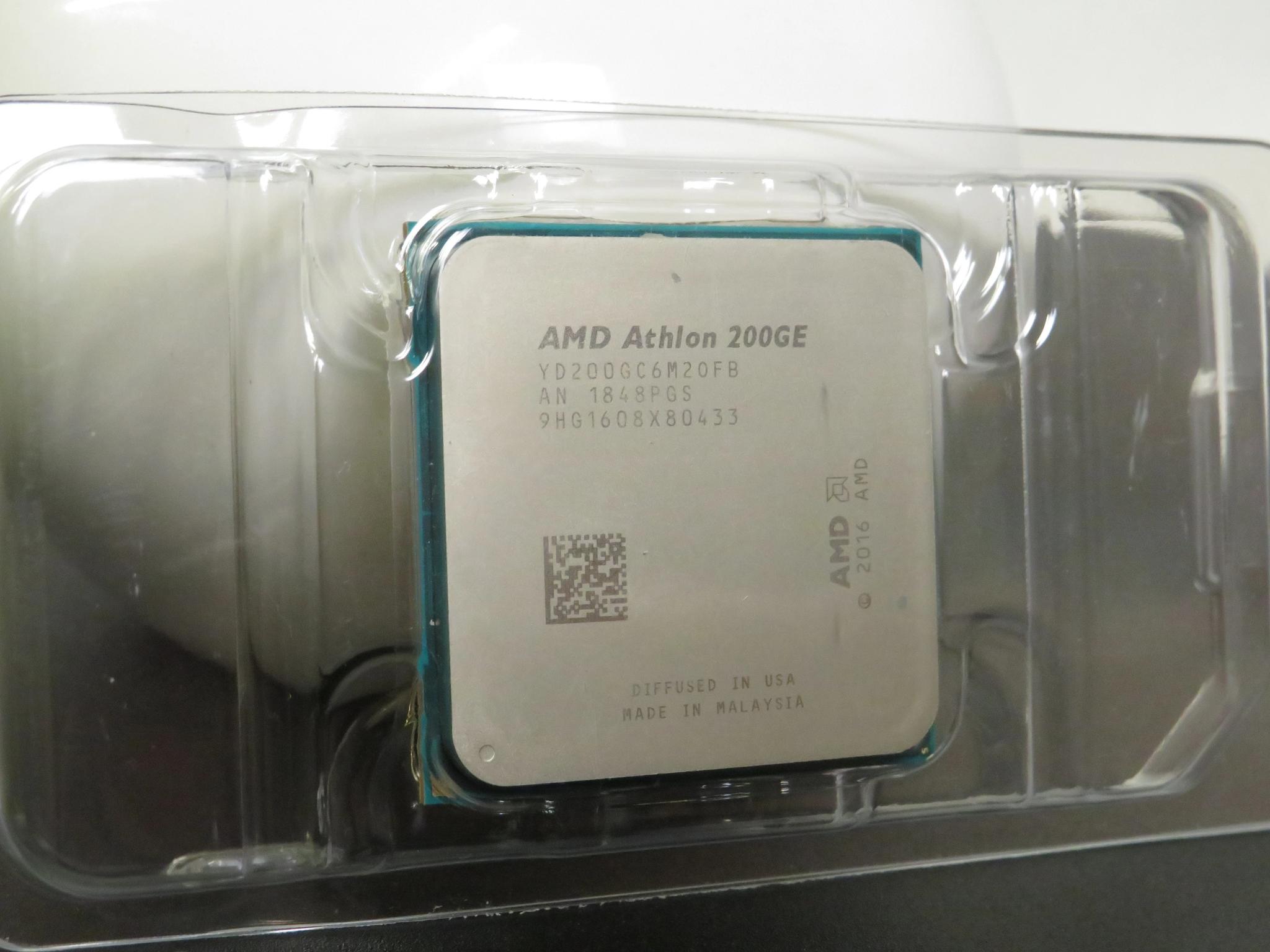 Used Athlon 200GE 2 Cores 4 threads AM4 w/integrated Raedon graphics