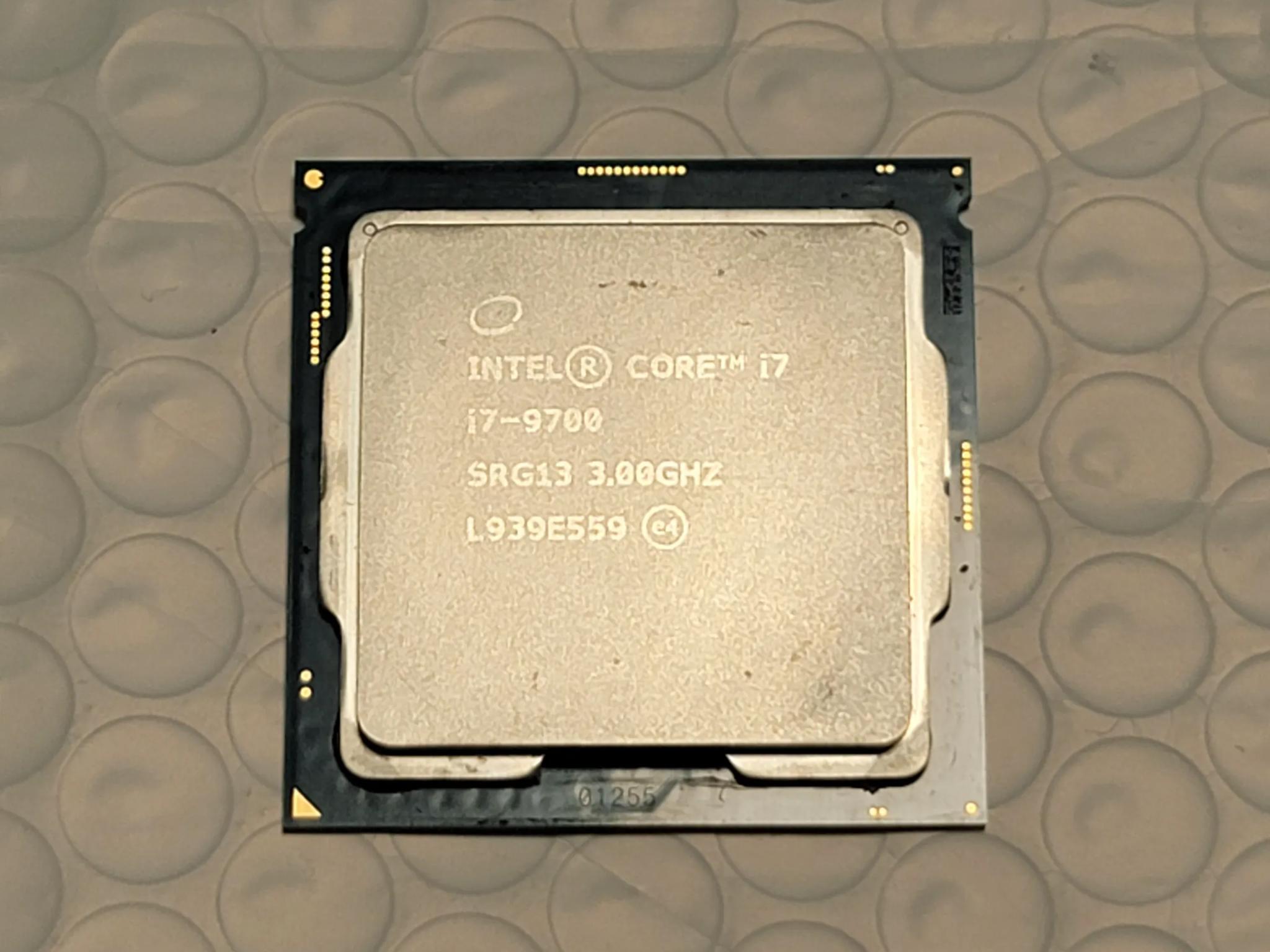Intel i7 9700 CPU!