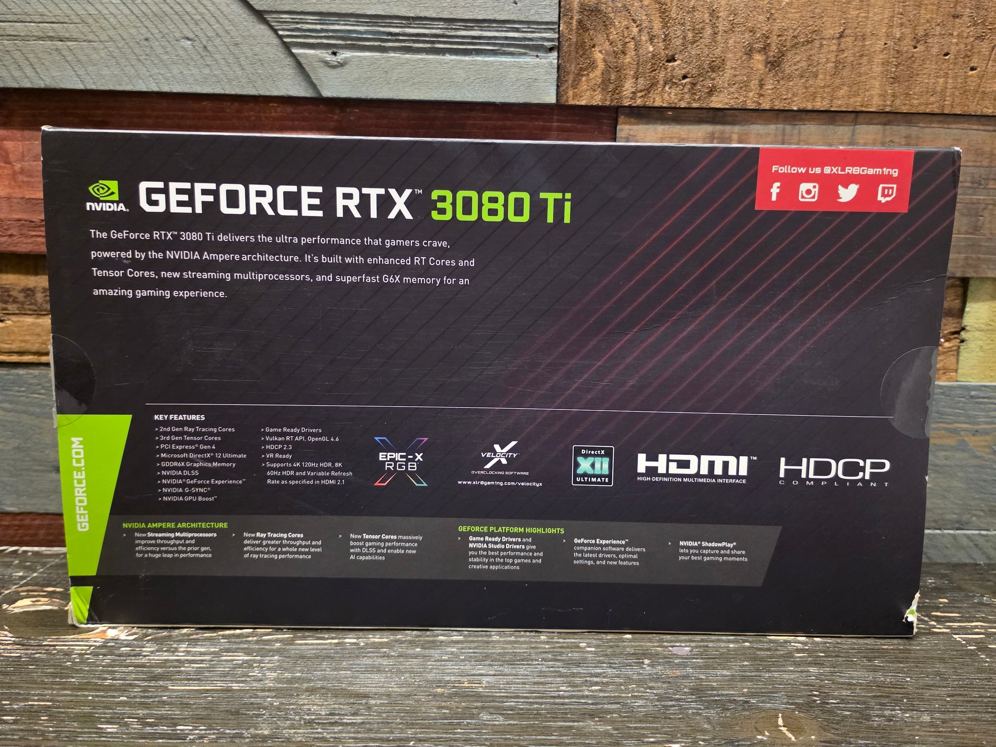 PNY XLR8 Gaming RTX 3080 Ti 12GB GDDR6X EPIC-X RGB - **OG Box** - Tested