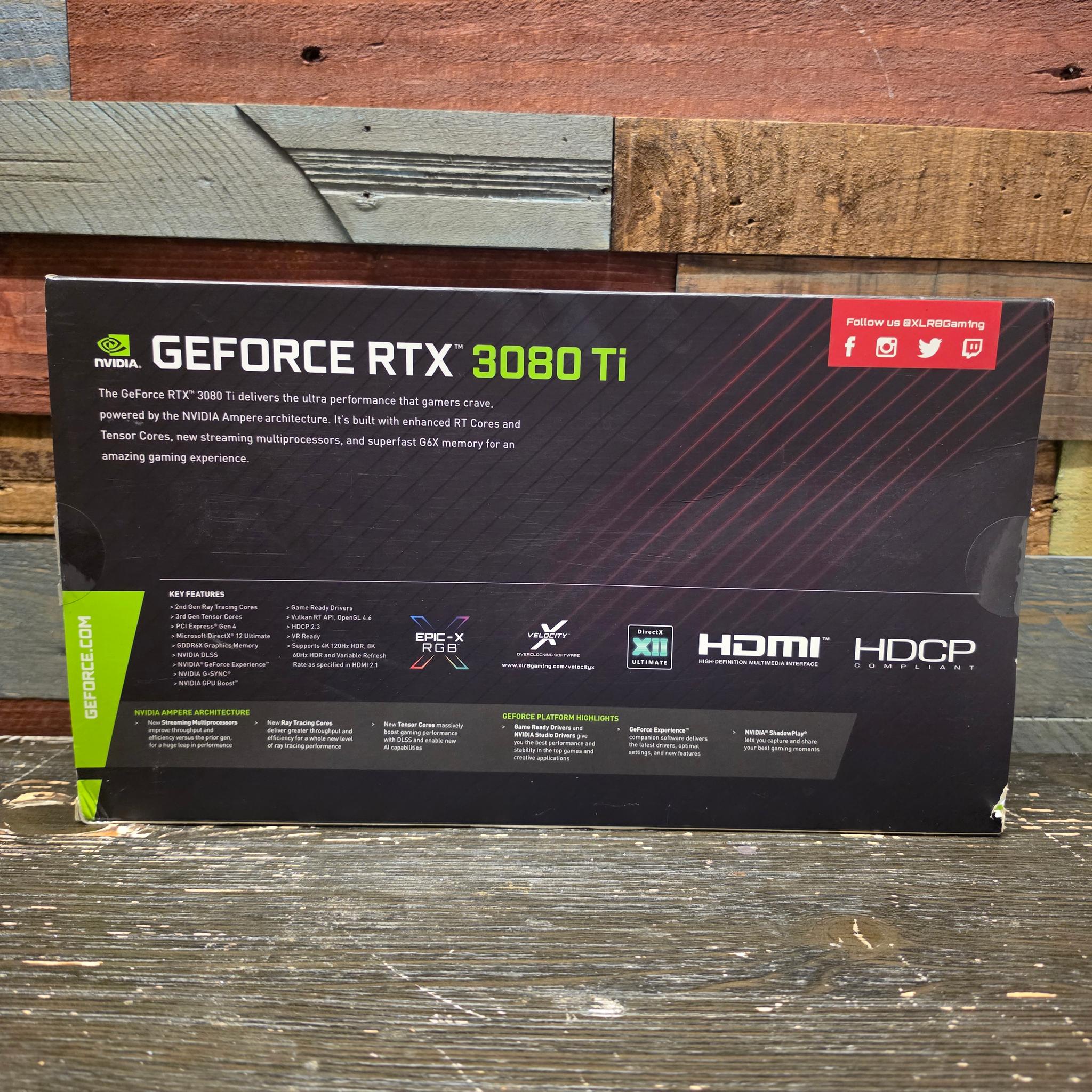 PNY XLR8 Gaming RTX 3080 Ti 12GB GDDR6X EPIC-X RGB - **OG Box** - Tested