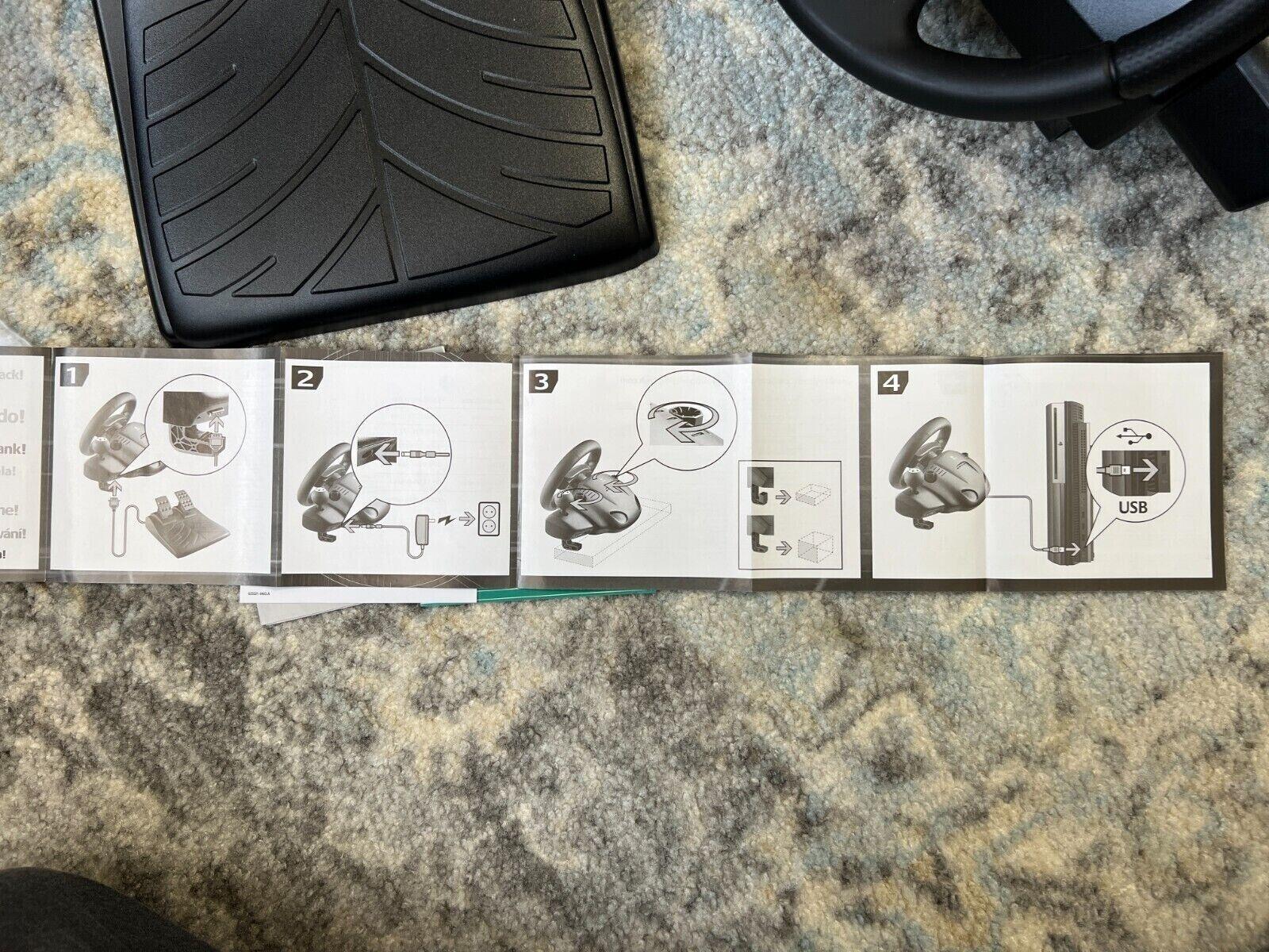 Logitech Driving Force GT Racing Wheel & Pedals w/ Original Box & Manuals