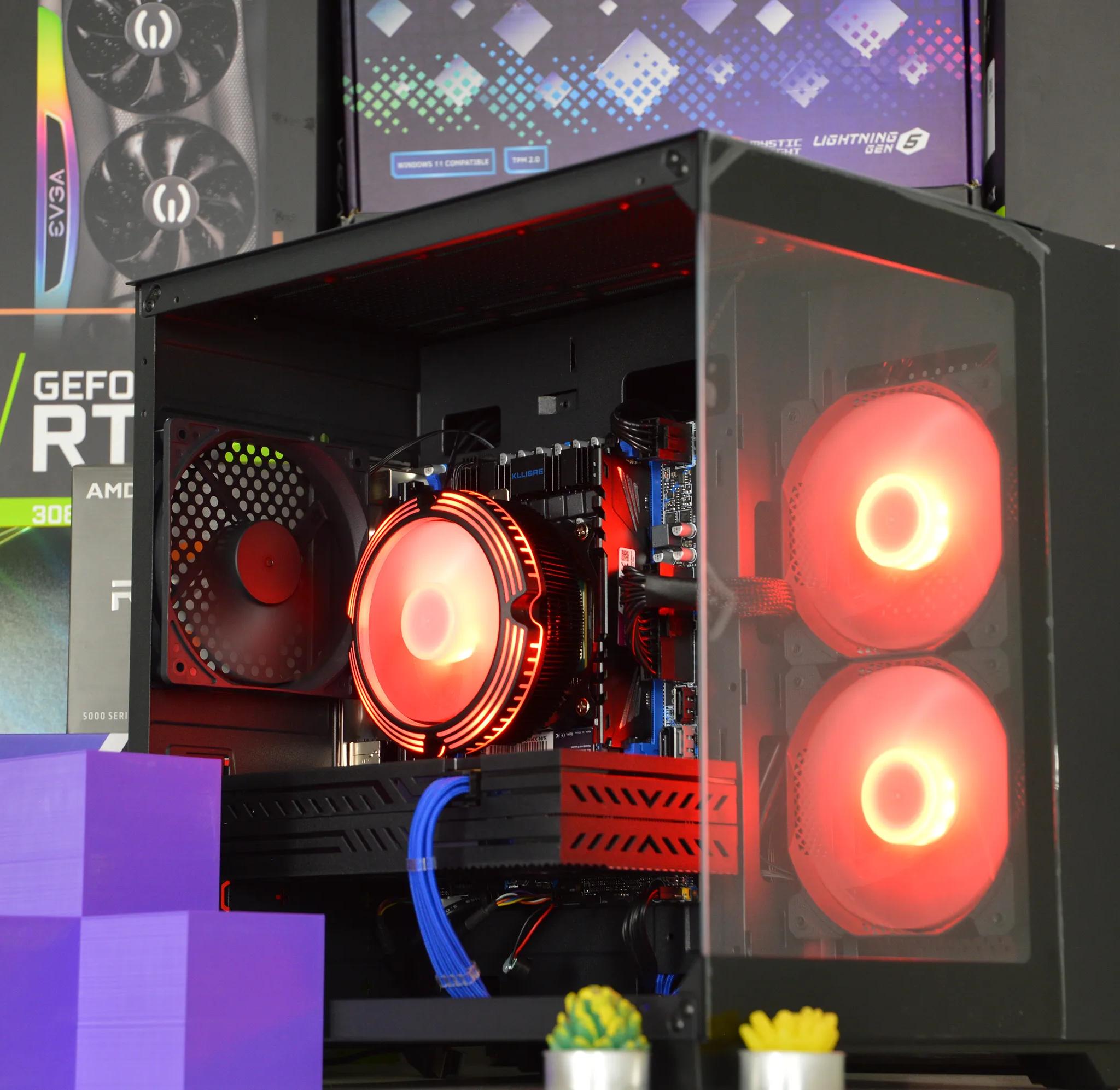 🔵⚫️| RX 580 8GB | INTEL XEON E5 2670 V3 | 16GB DDR4 RAM | 1TB NVME SSD | Midnight Ocean |