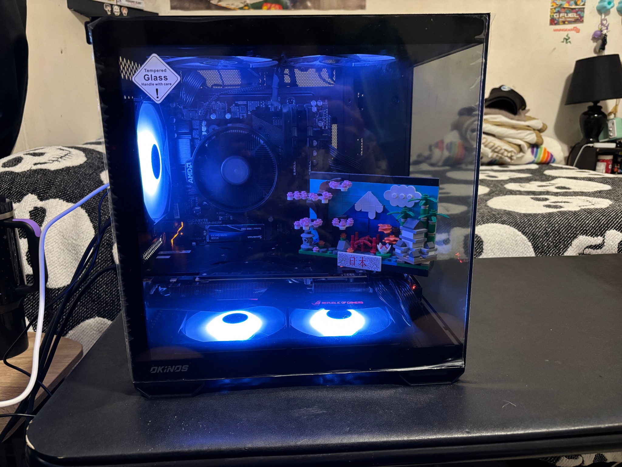 “Perfect All Black Gaming PC"| GTX 1080 8GB | Plug And Play Ready|