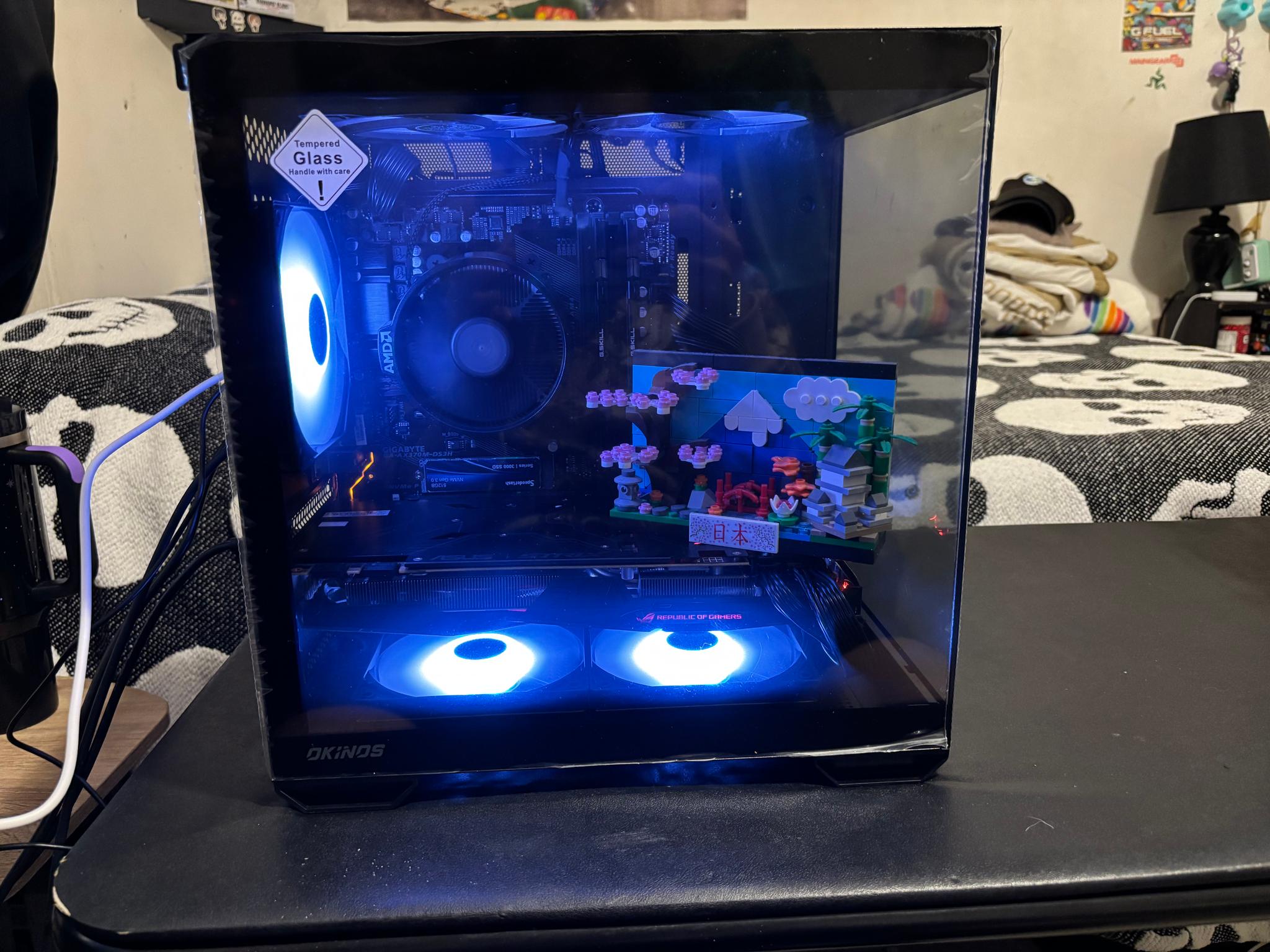 “Perfect All Black Gaming PC"| GTX 1080 8GB | Plug And Play Ready|